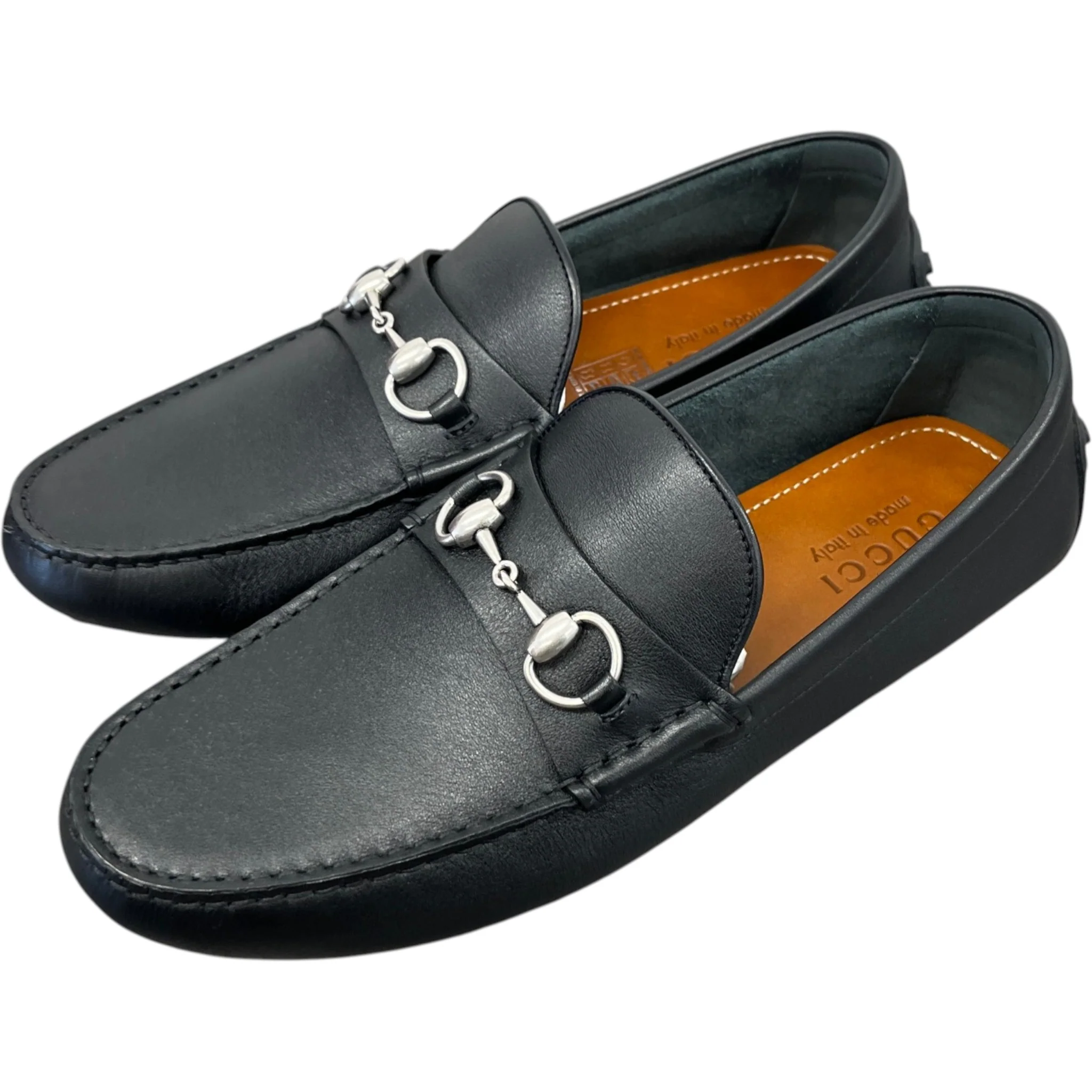 Men's Driver Horsebit Loafers Black Size EU 42 / UK 8 - Image 9