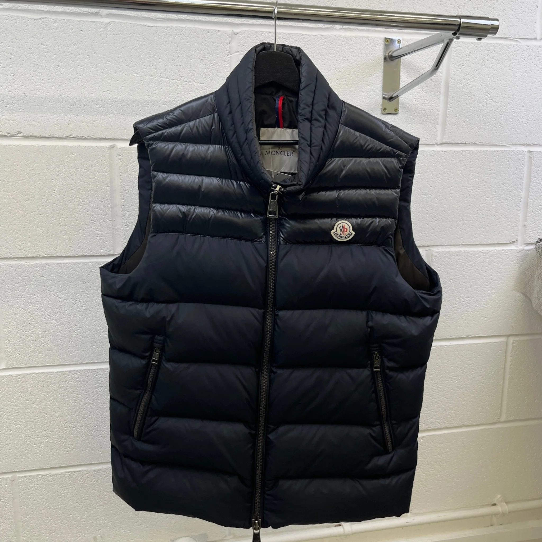 Men's Dupres Gilet Navy Size 4 / XL - Image 11