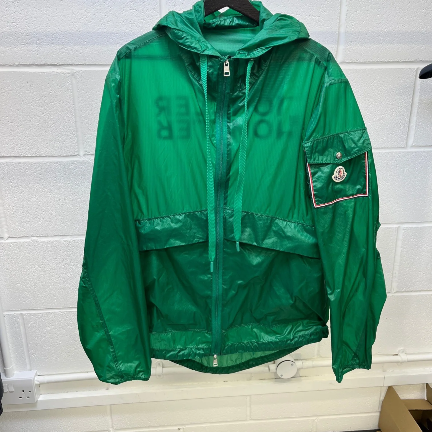 Men's Ebizo Windbreaker Green Size 4 / XL - Image 10
