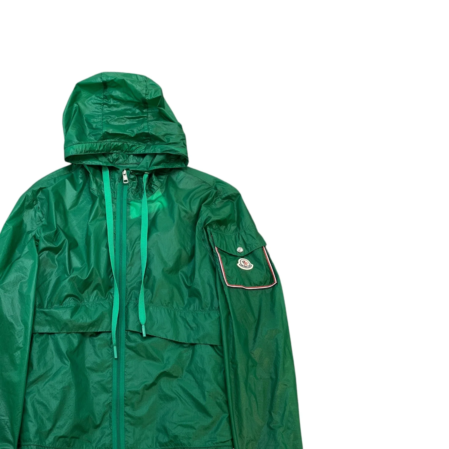 Men's Ebizo Windbreaker Green Size 4 / XL - Image 3
