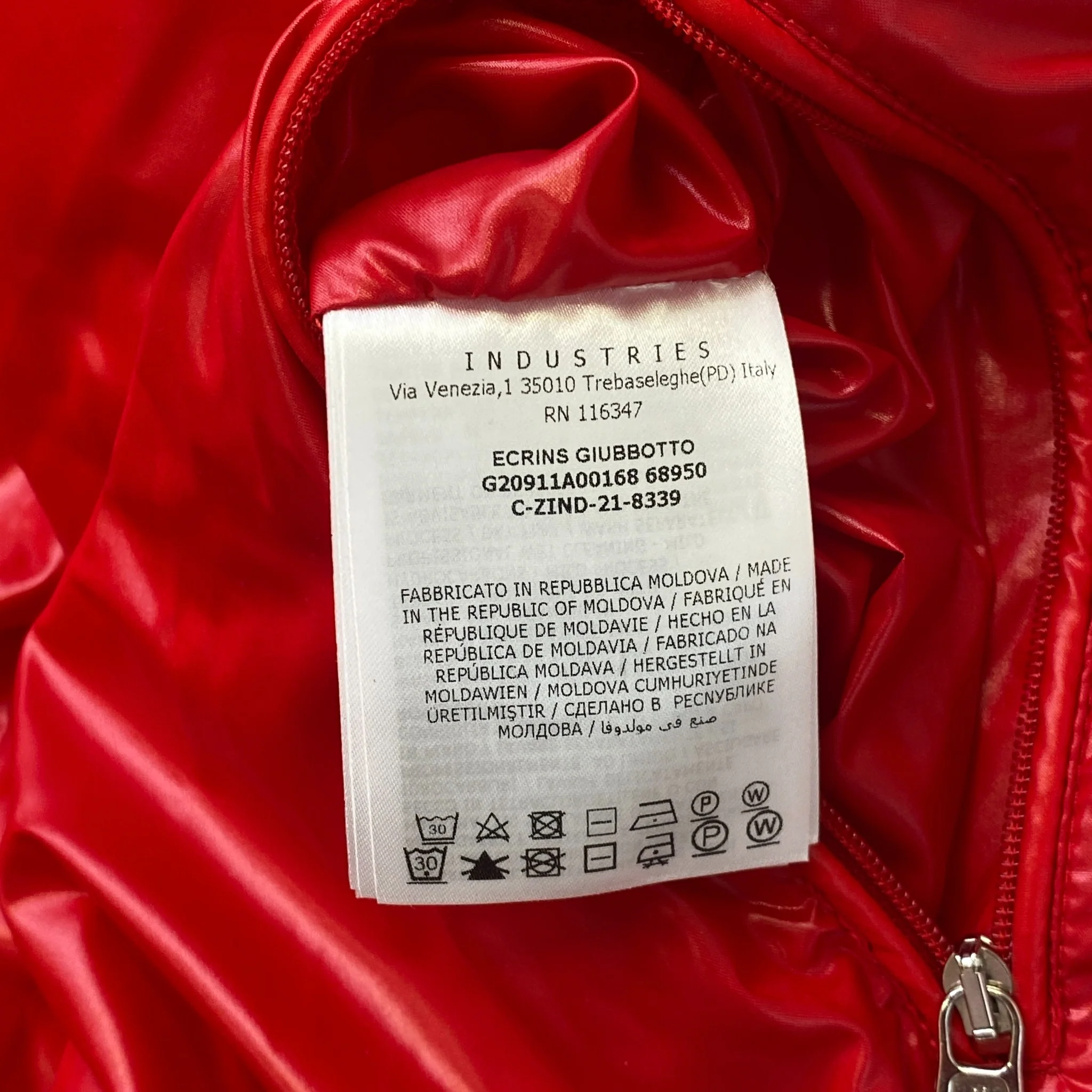 Men's Ecrins Down Jacket Red Size 3 / L - Image 8