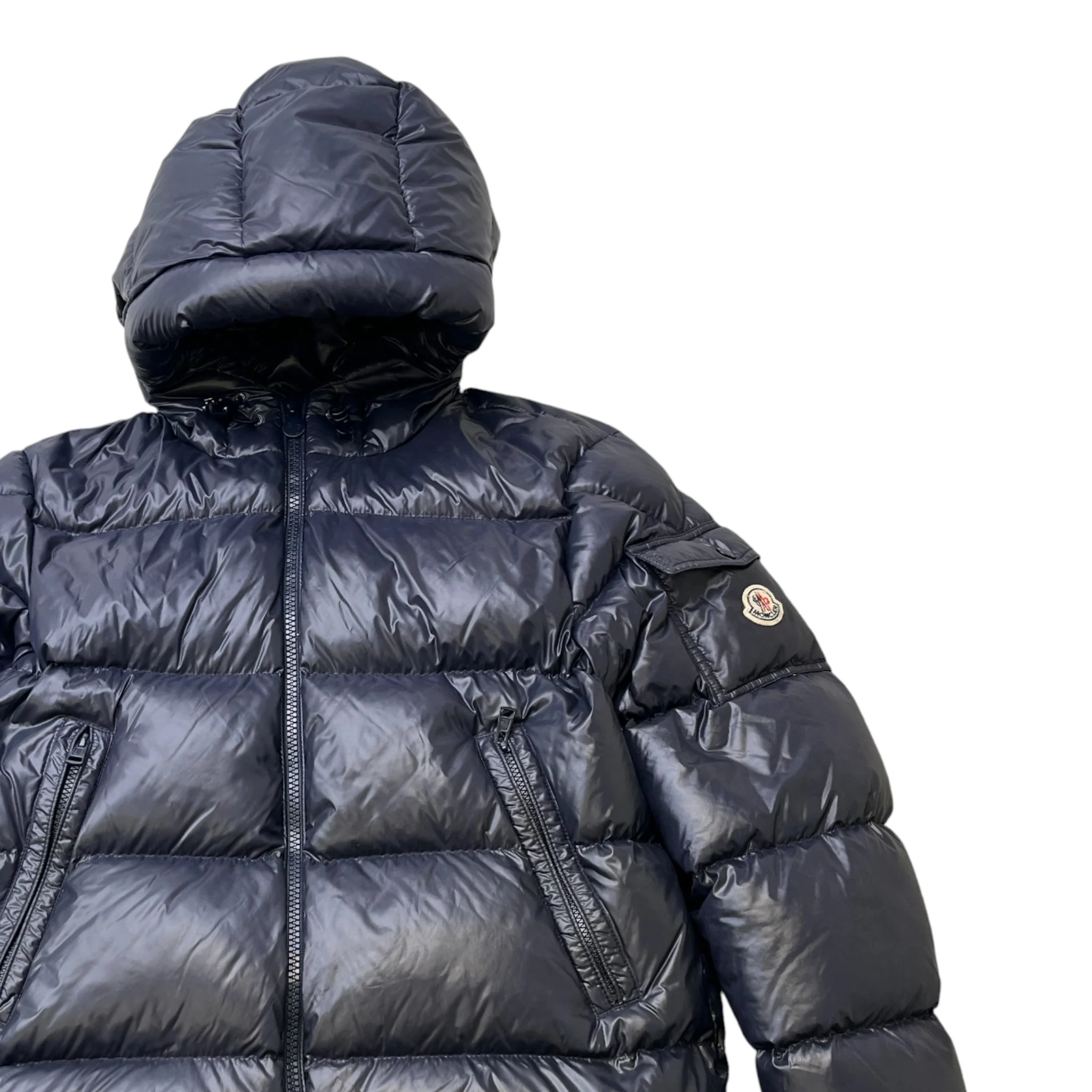 Men's Ecrins Hooded Down Jacket Navy Size 2 / M - Image 3