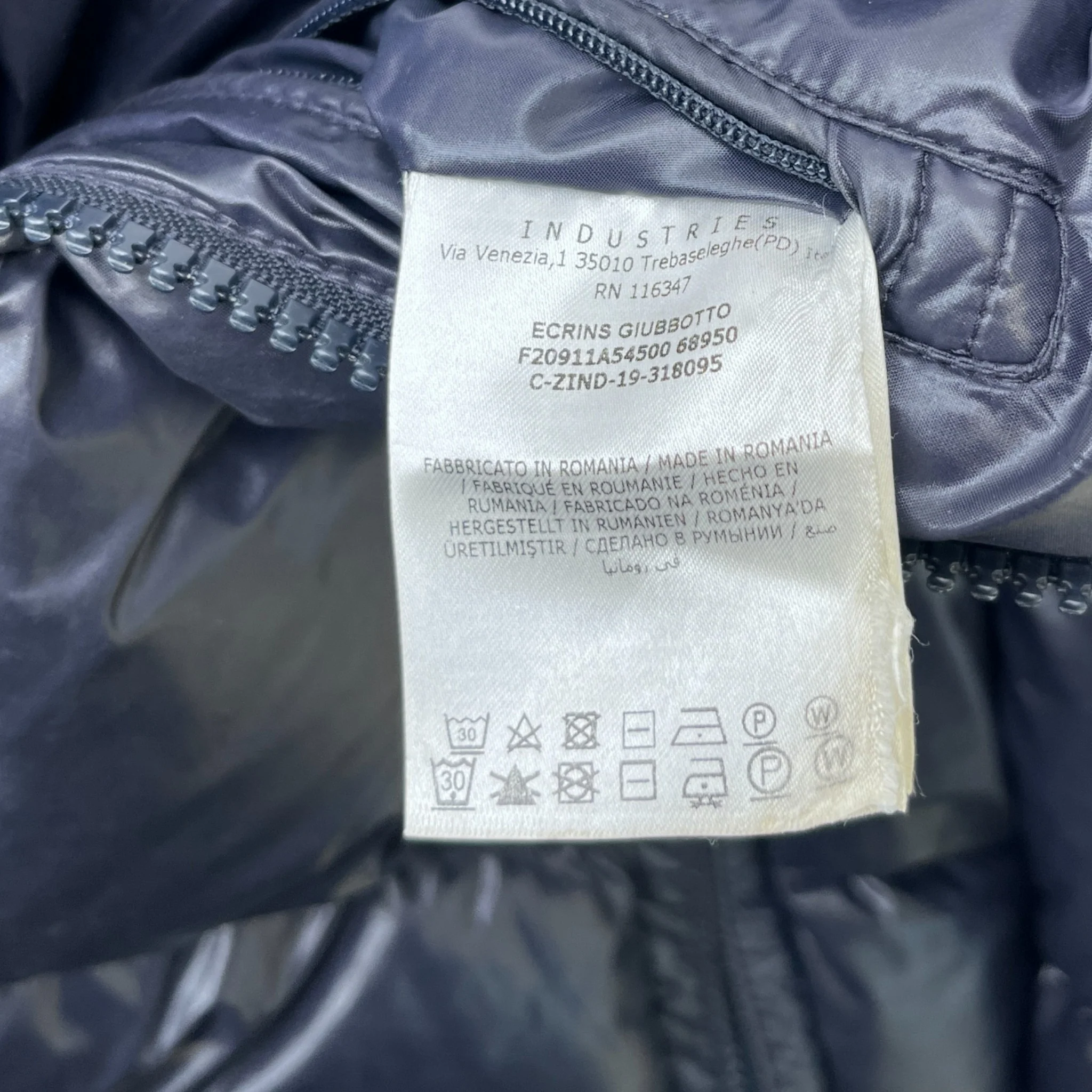 Men's Ecrins Hooded Down Jacket Navy Size 2 / M - Image 8