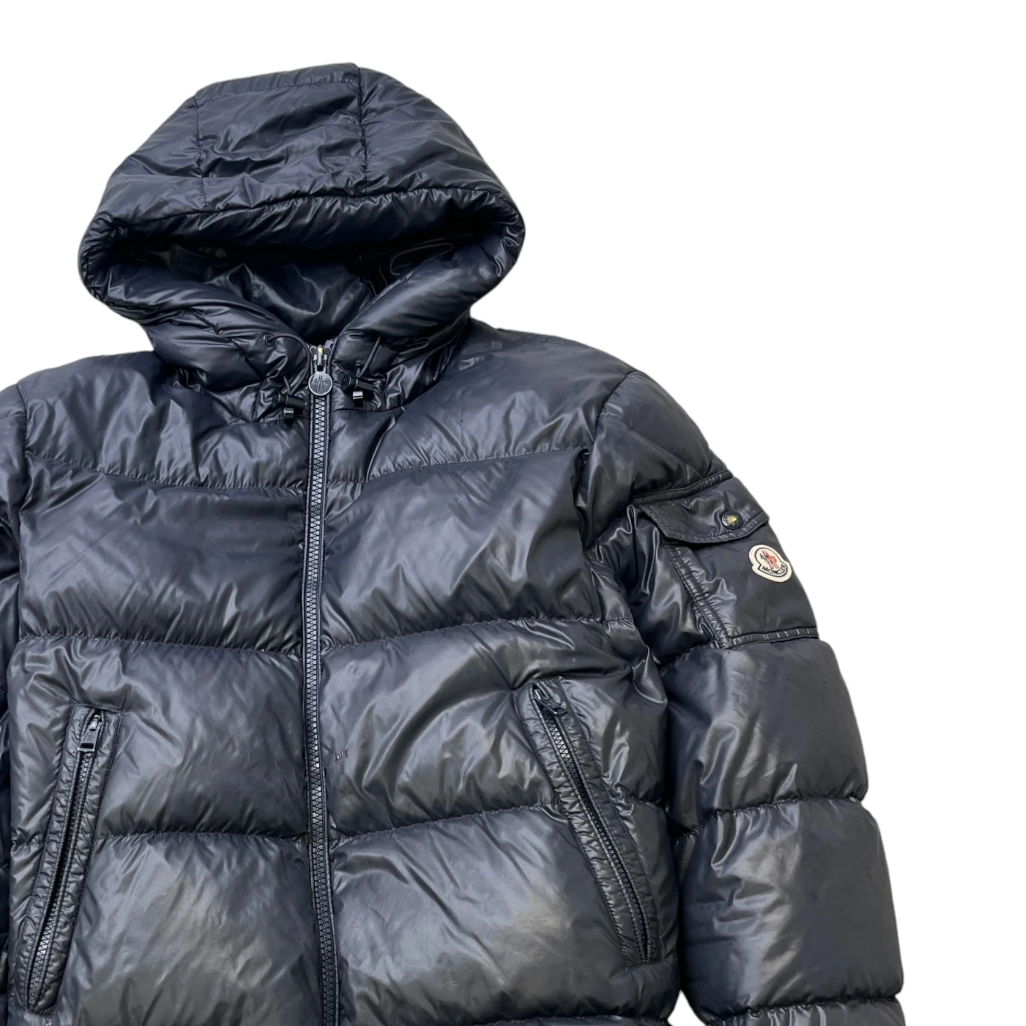 Men's Ecrins Hooded Down Jacket Navy Size 3 / L - Image 3