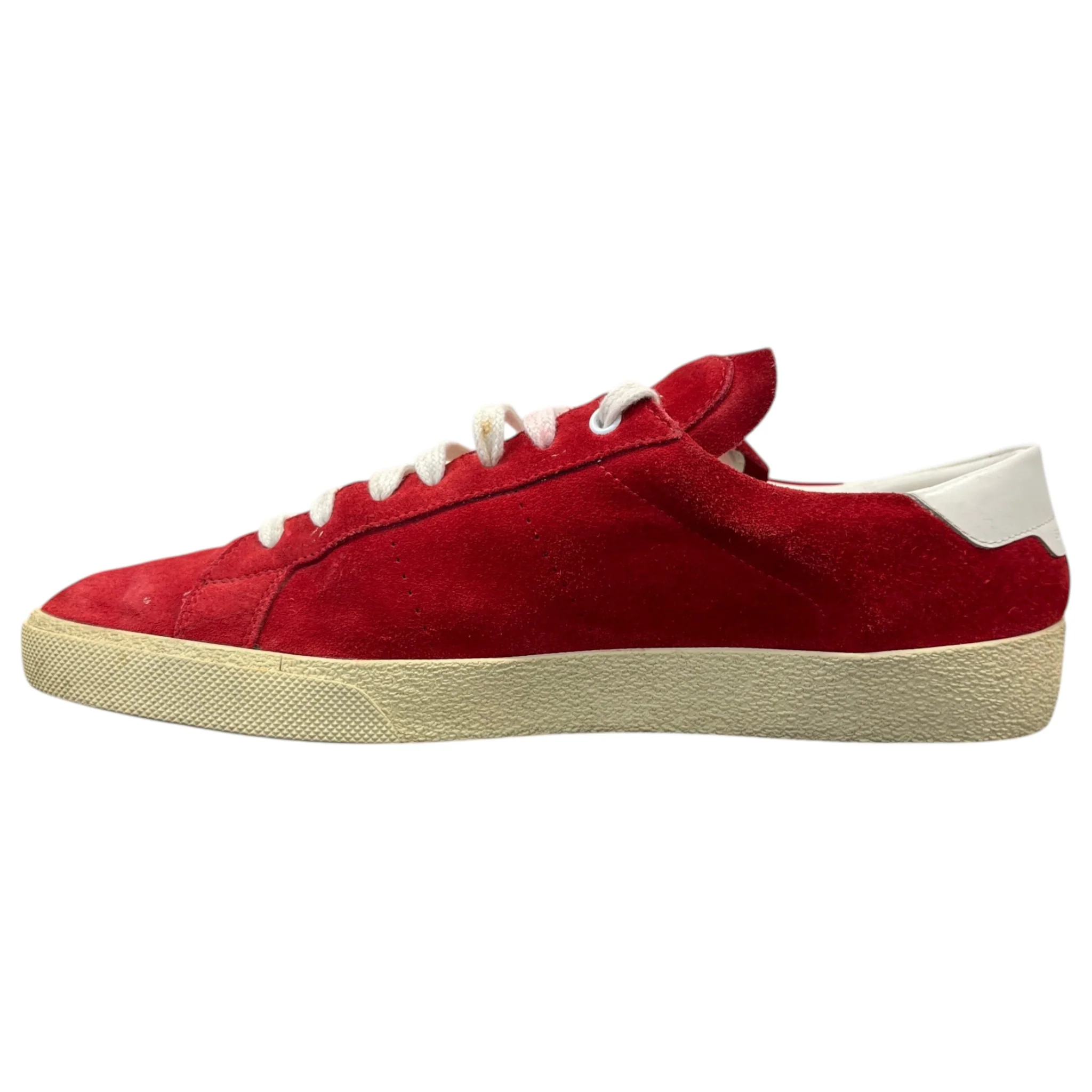Men's Embossed Logo Low Trainers Red Size EU 45.5 / UK 11.5 - Image 2