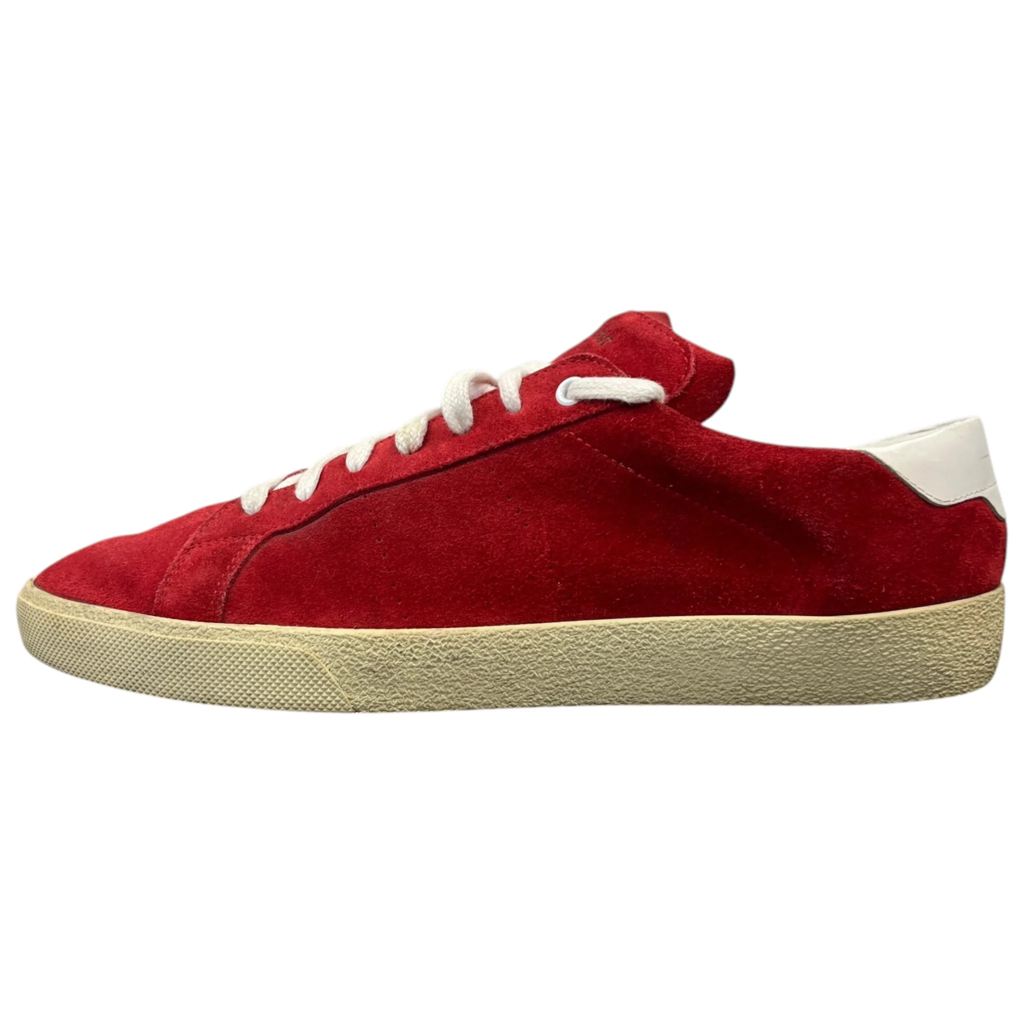 Men's Embossed Logo Low Trainers Red Size EU 45.5 / UK 11.5 - Image 5