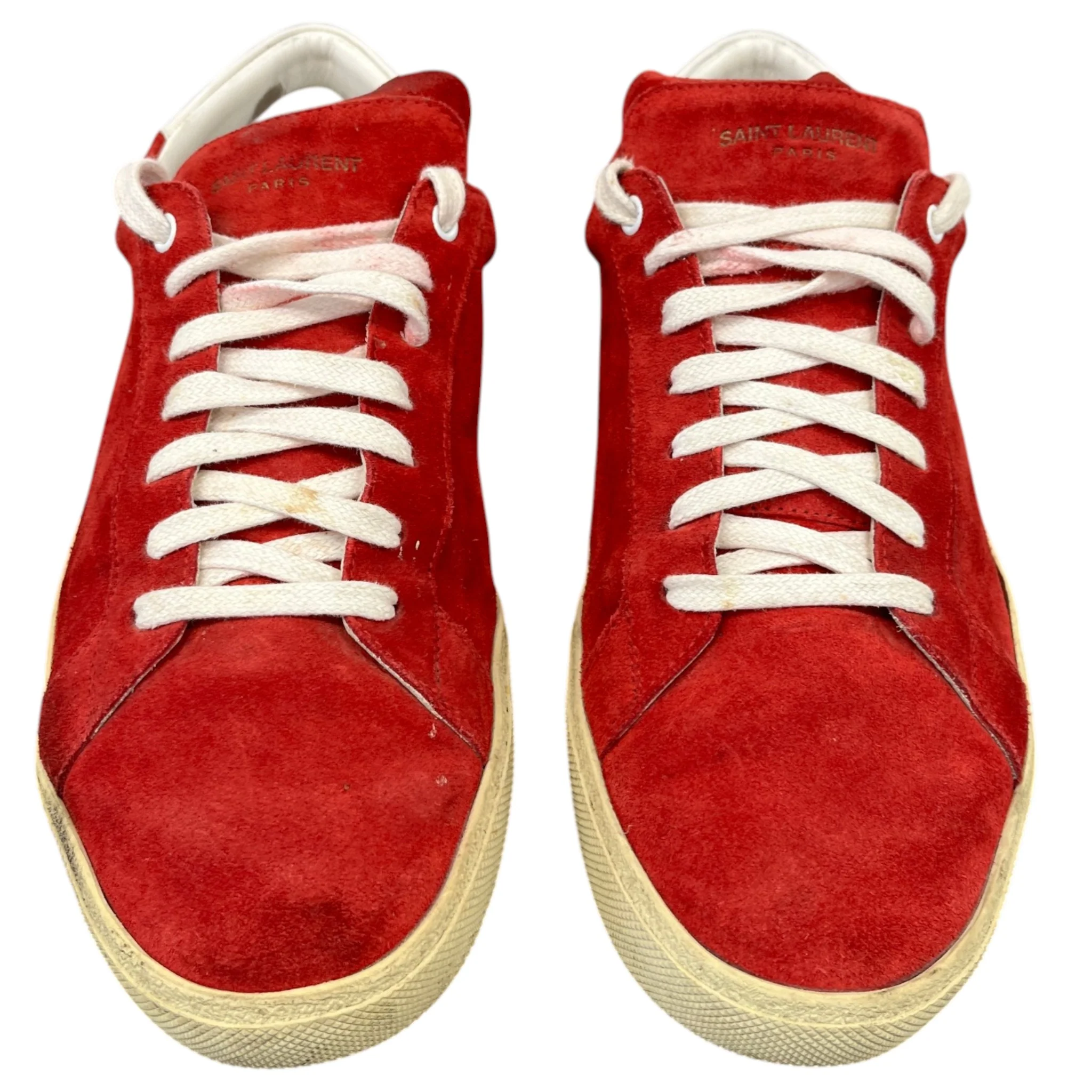 Men's Embossed Logo Low Trainers Red Size EU 45.5 / UK 11.5 - Image 6
