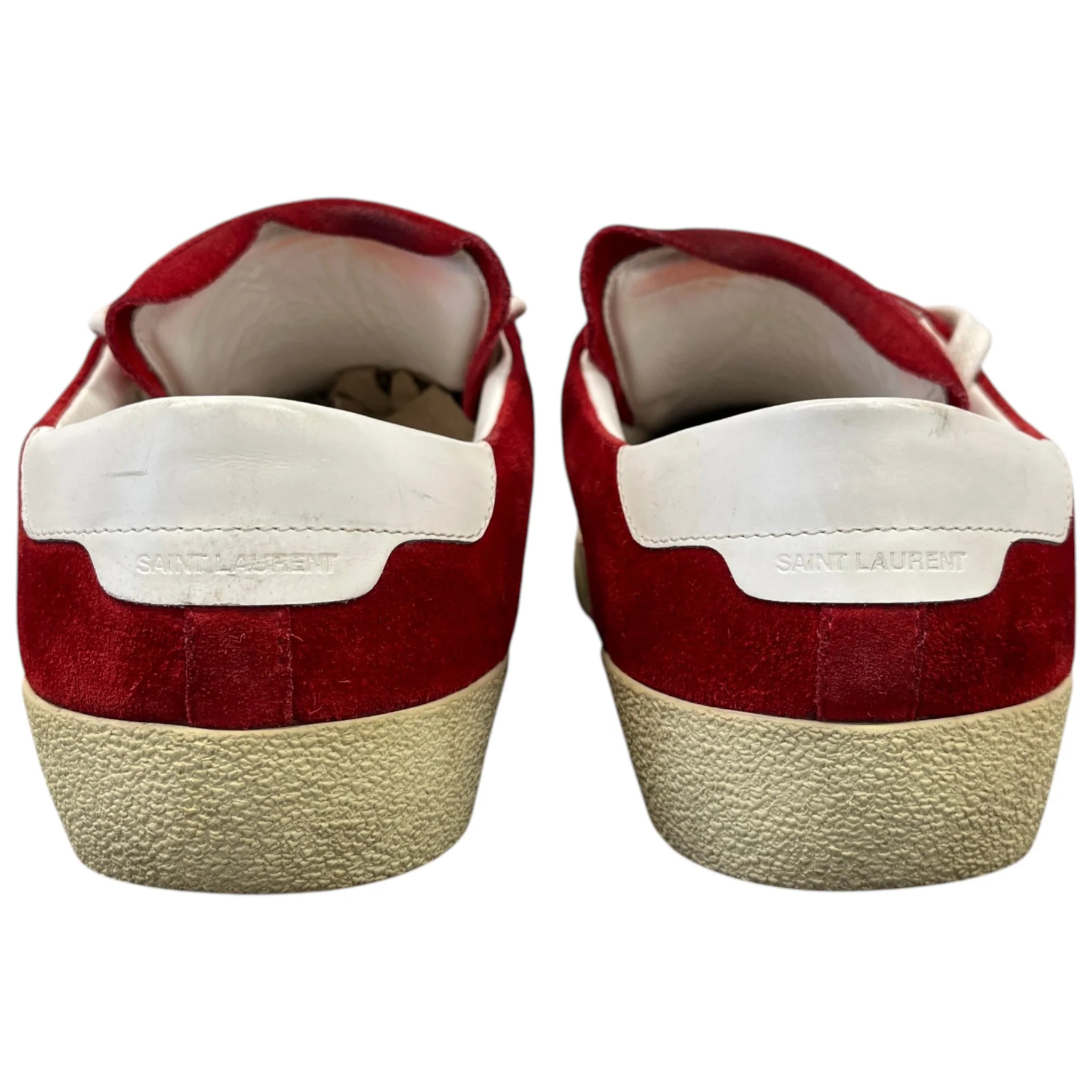 Men's Embossed Logo Low Trainers Red Size EU 45.5 / UK 11.5 - Image 7