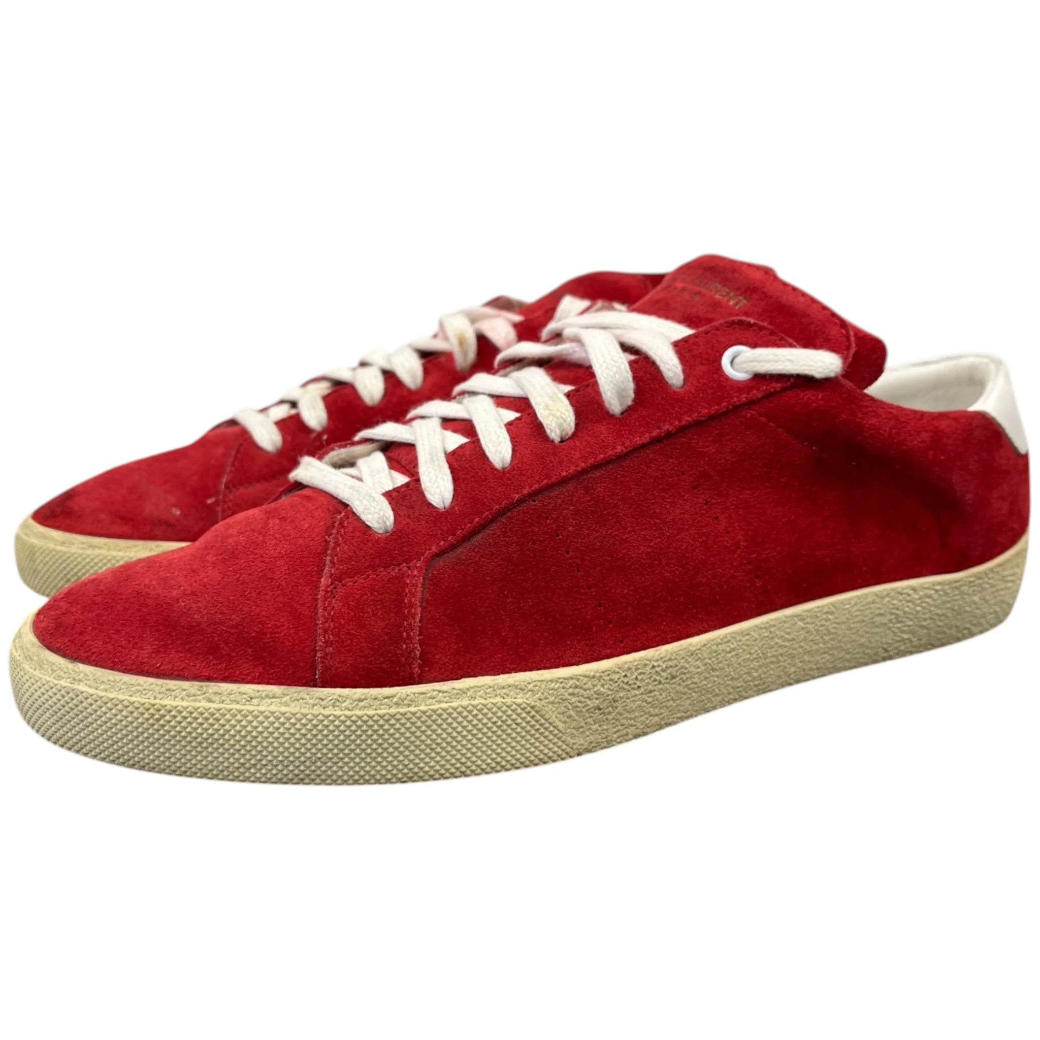 Men's Embossed Logo Low Trainers Red Size EU 45.5 / UK 11.5 - Image 8