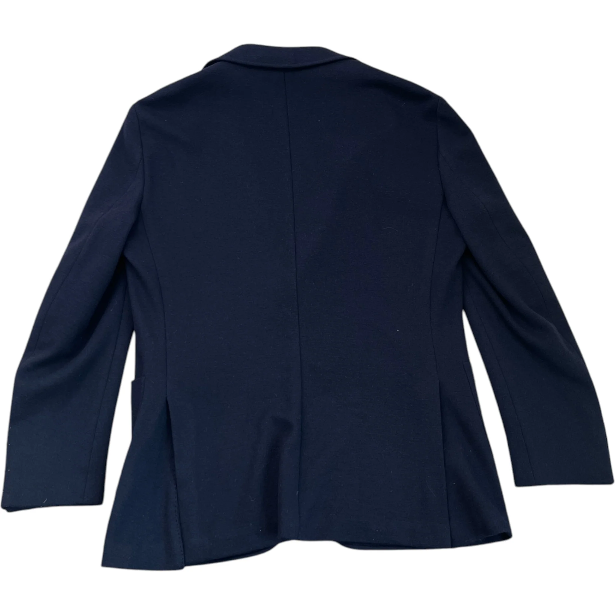 Men's Embossed Logo Pocket Overcoat Jacket Navy Size IT 48 / M - Image 2