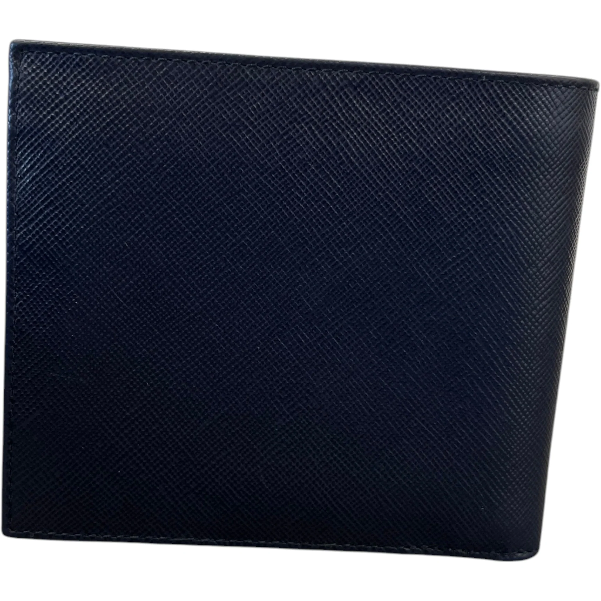 Men's Embossed Logo Wallet Navy - Image 2