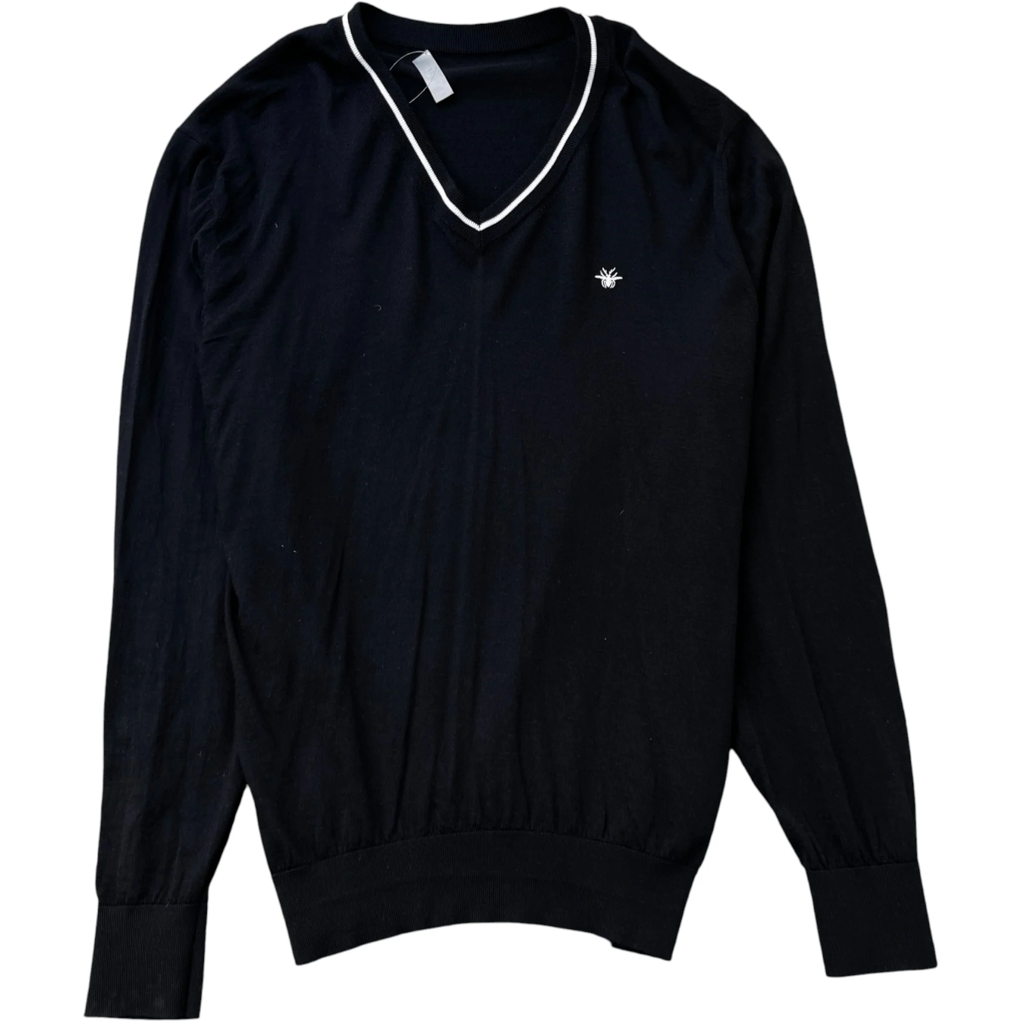 Men's Embroidered Bee Jumper Black Size XL
