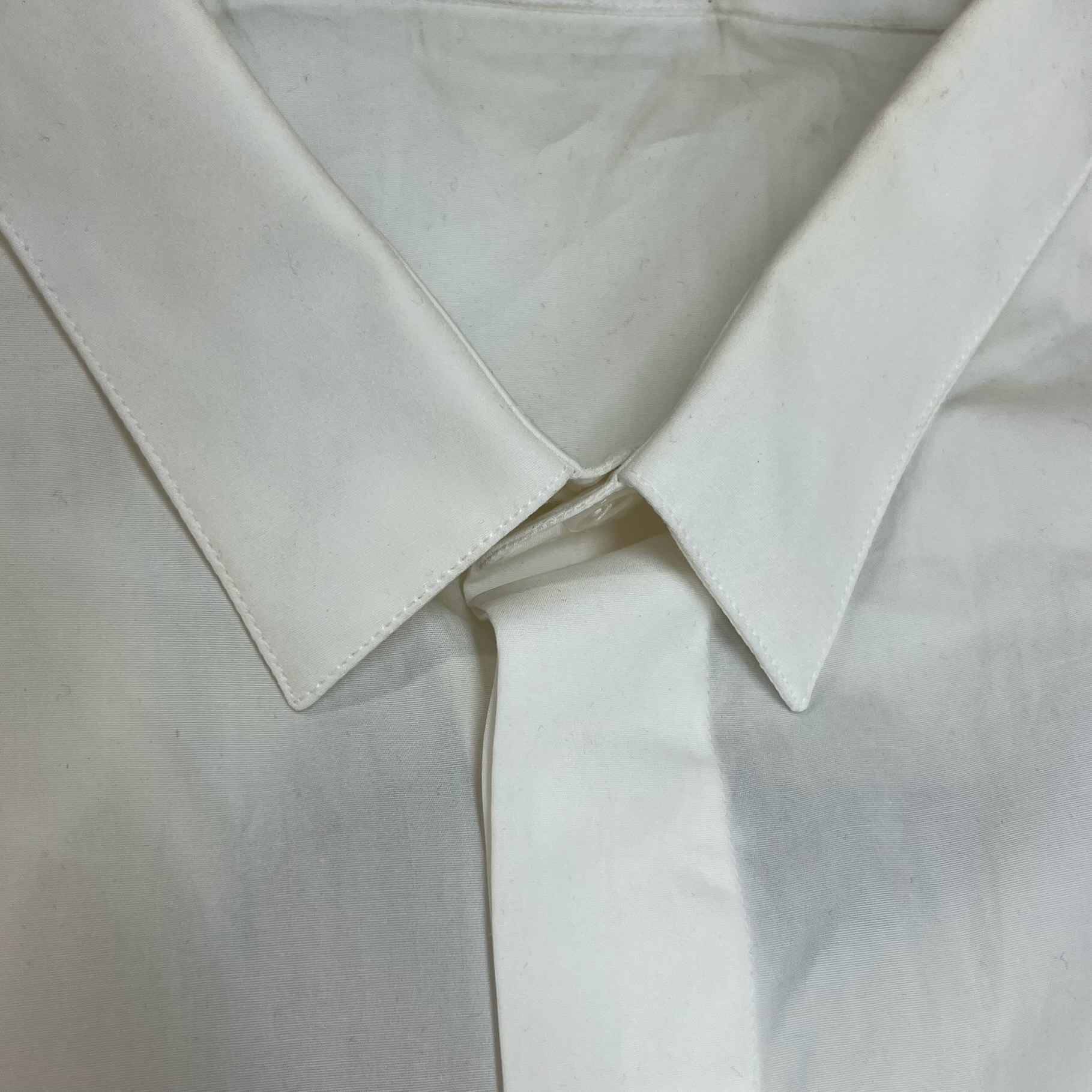 Men's Embroidered Bee Long Sleeve Shirt White Size IT 46 / UK S - Image 9