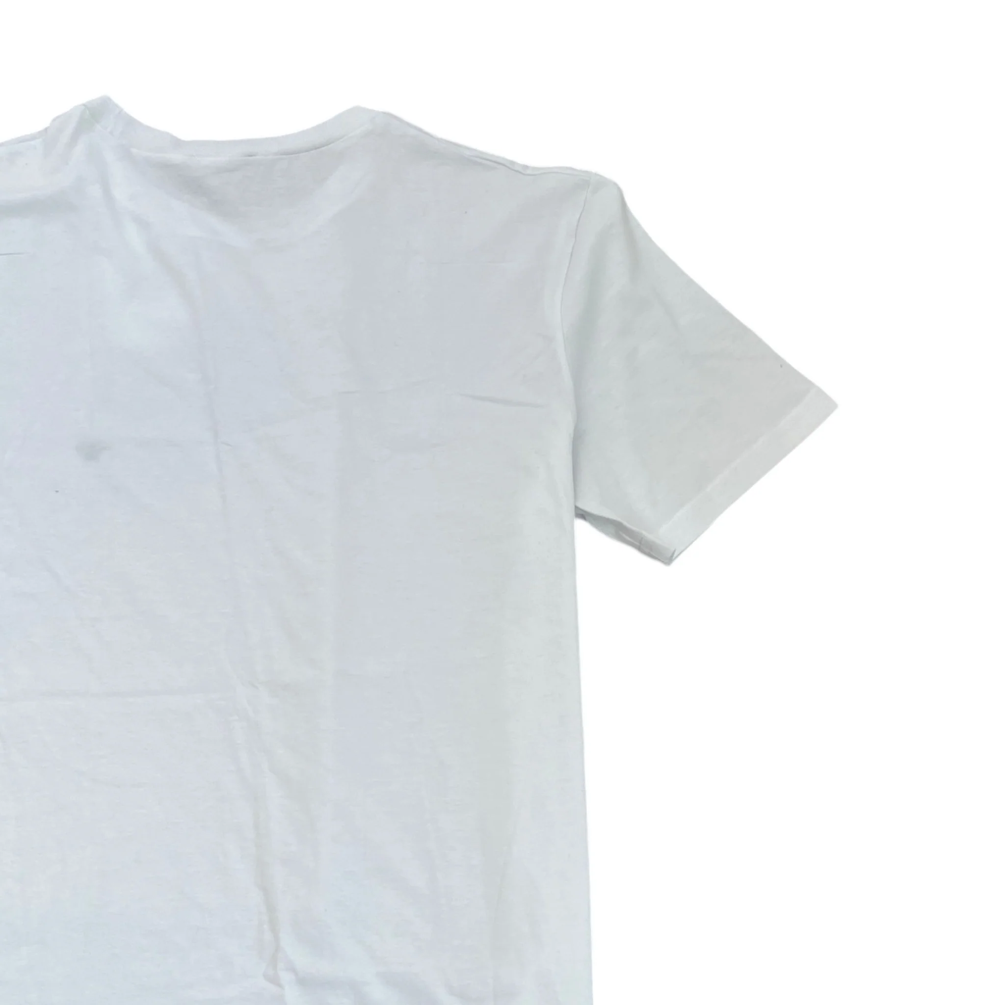 Men's Embroidered Bee T-Shirt White Size M - Image 4