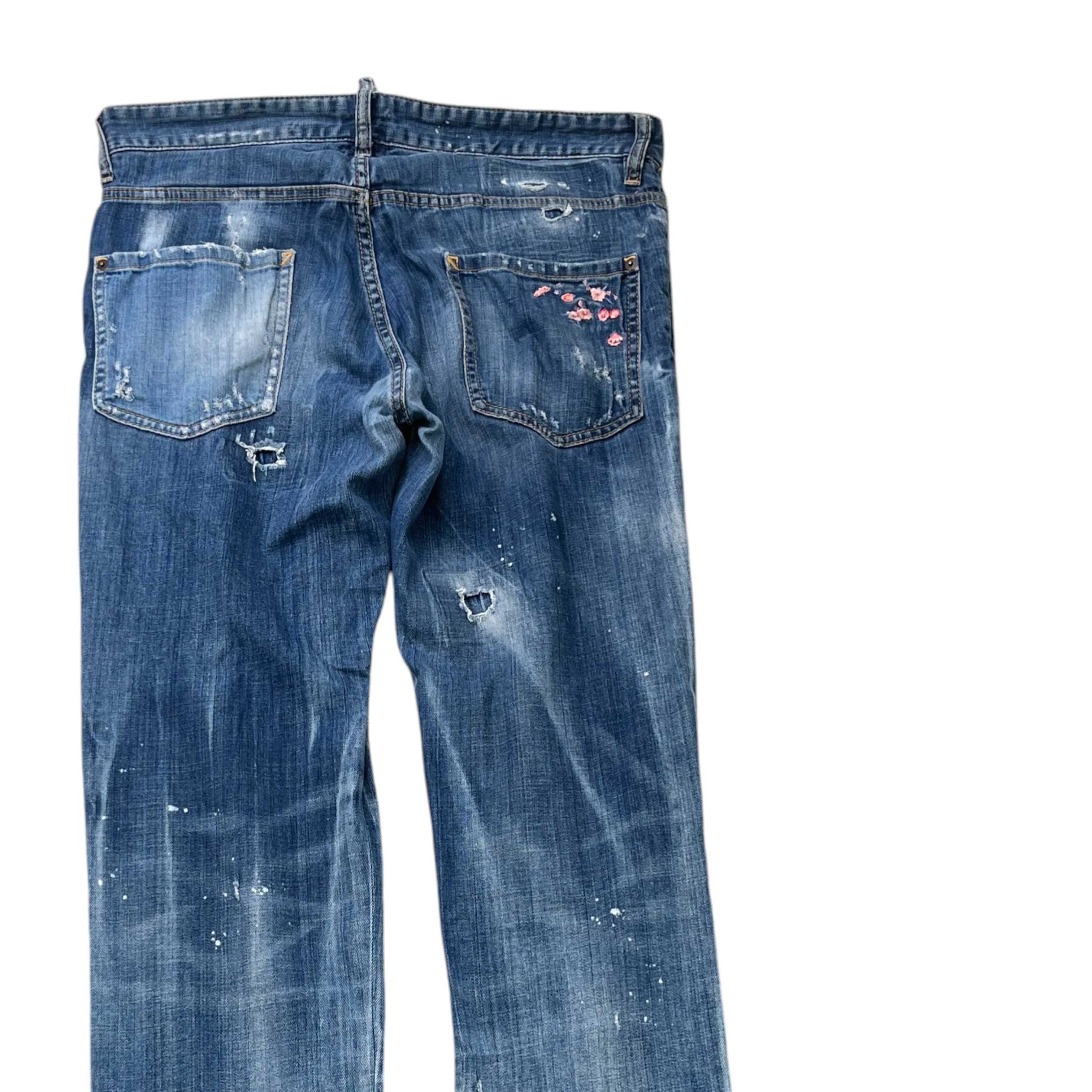 Men's Embroidered Cool Guy Jeans Blue Size IT 48 / UK 32 - Image 4