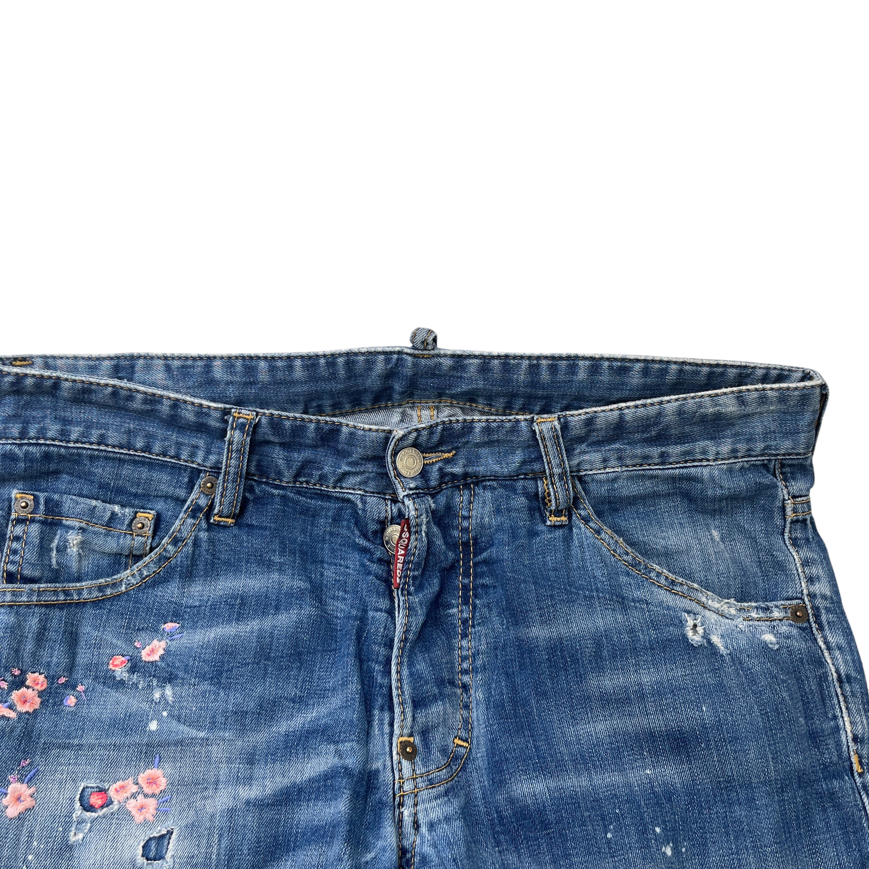 Men's Embroidered Cool Guy Jeans Blue Size IT 48 / UK 32 - Image 5