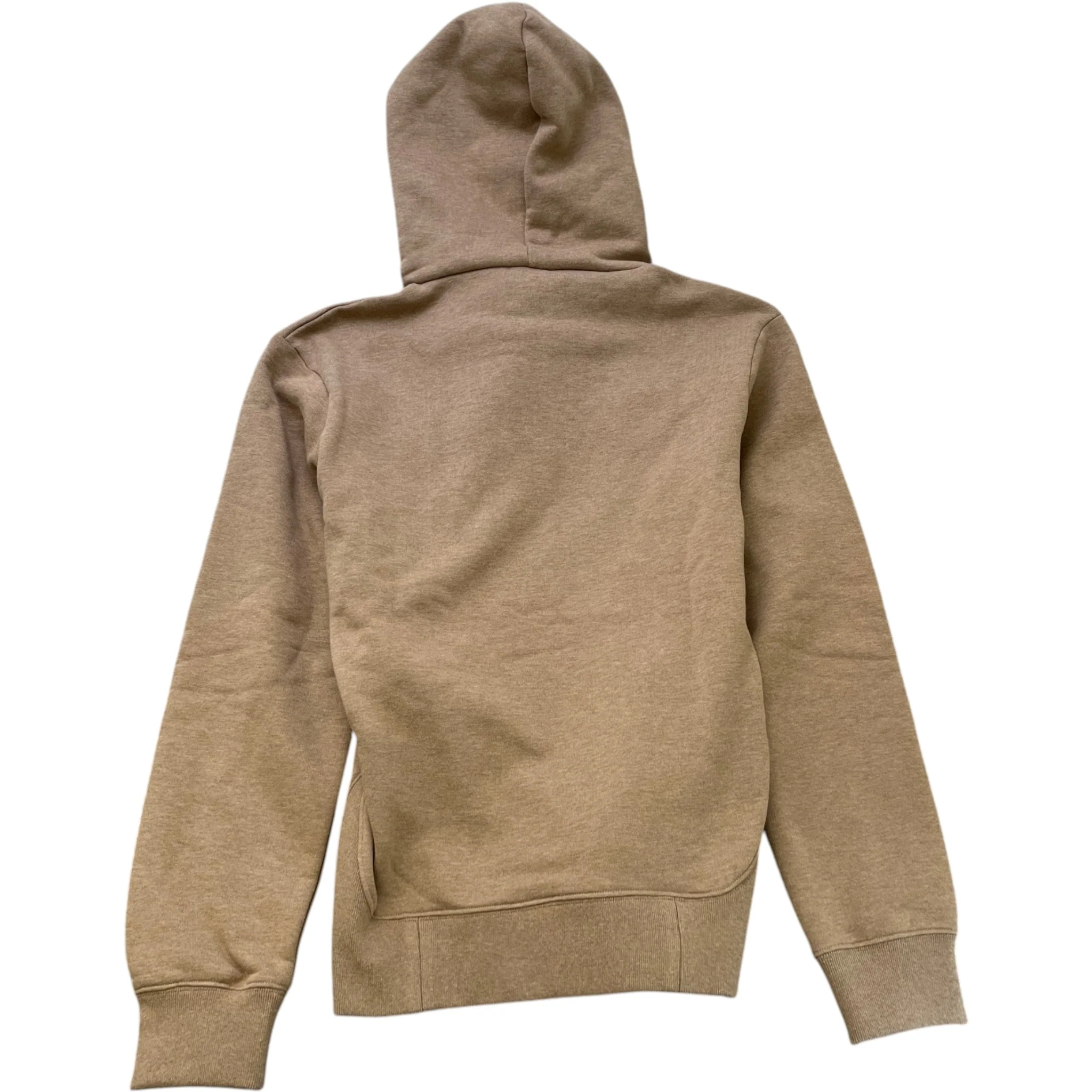 Men's Embroidered Logo Hoodie Beige Size XS - Image 2