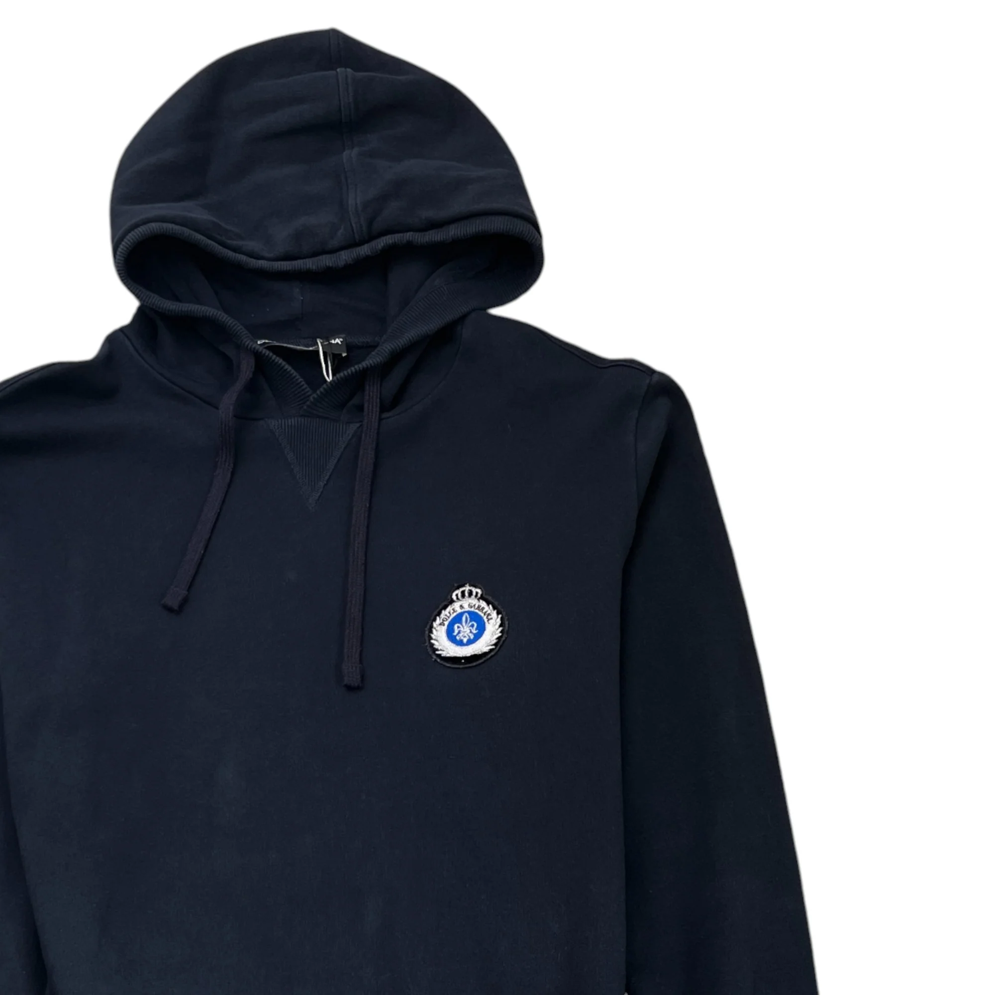 Men's Embroidered Logo Hoodie Black Size IT 50 / UK L - Image 3