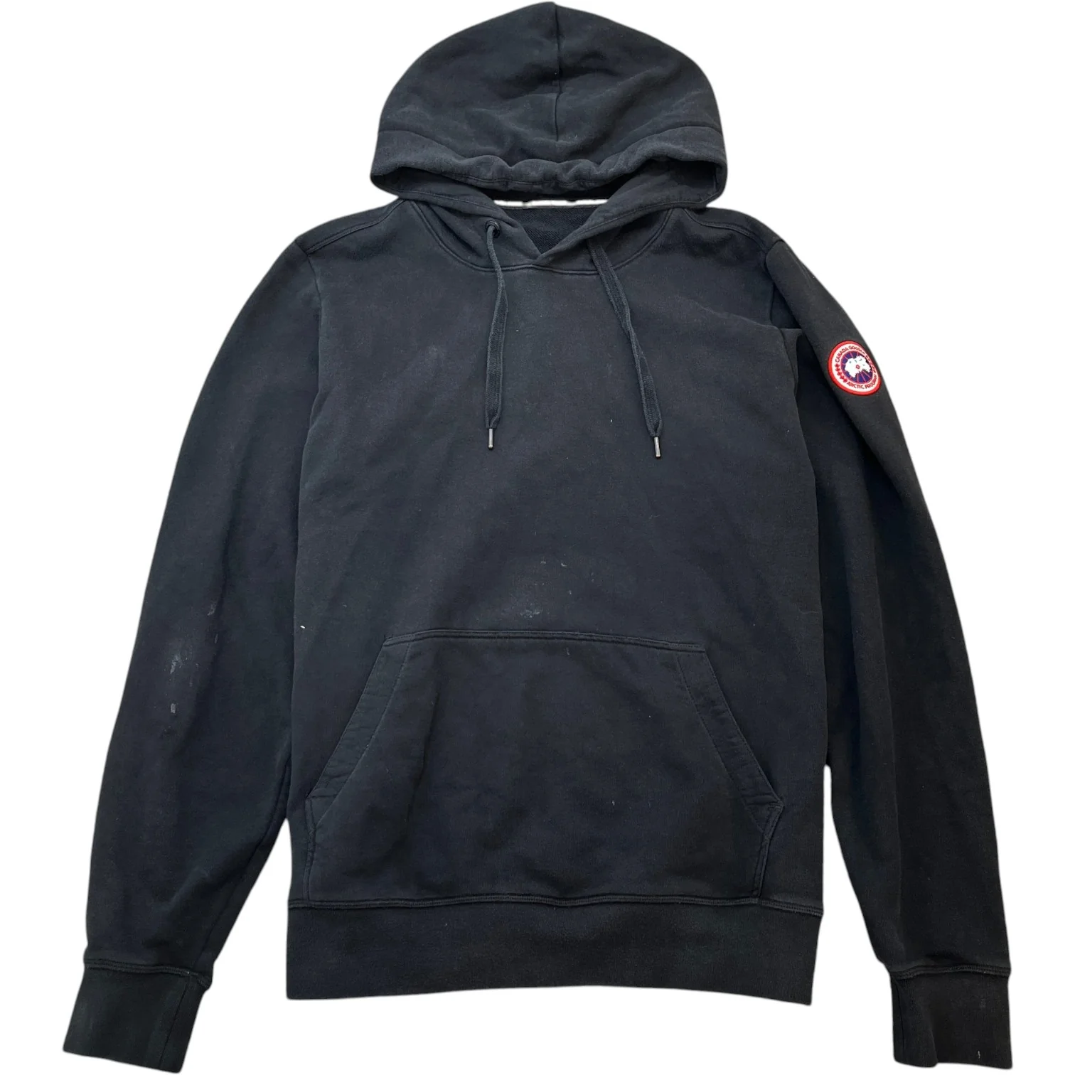 Men's Embroidered Logo Hoodie Black Size L