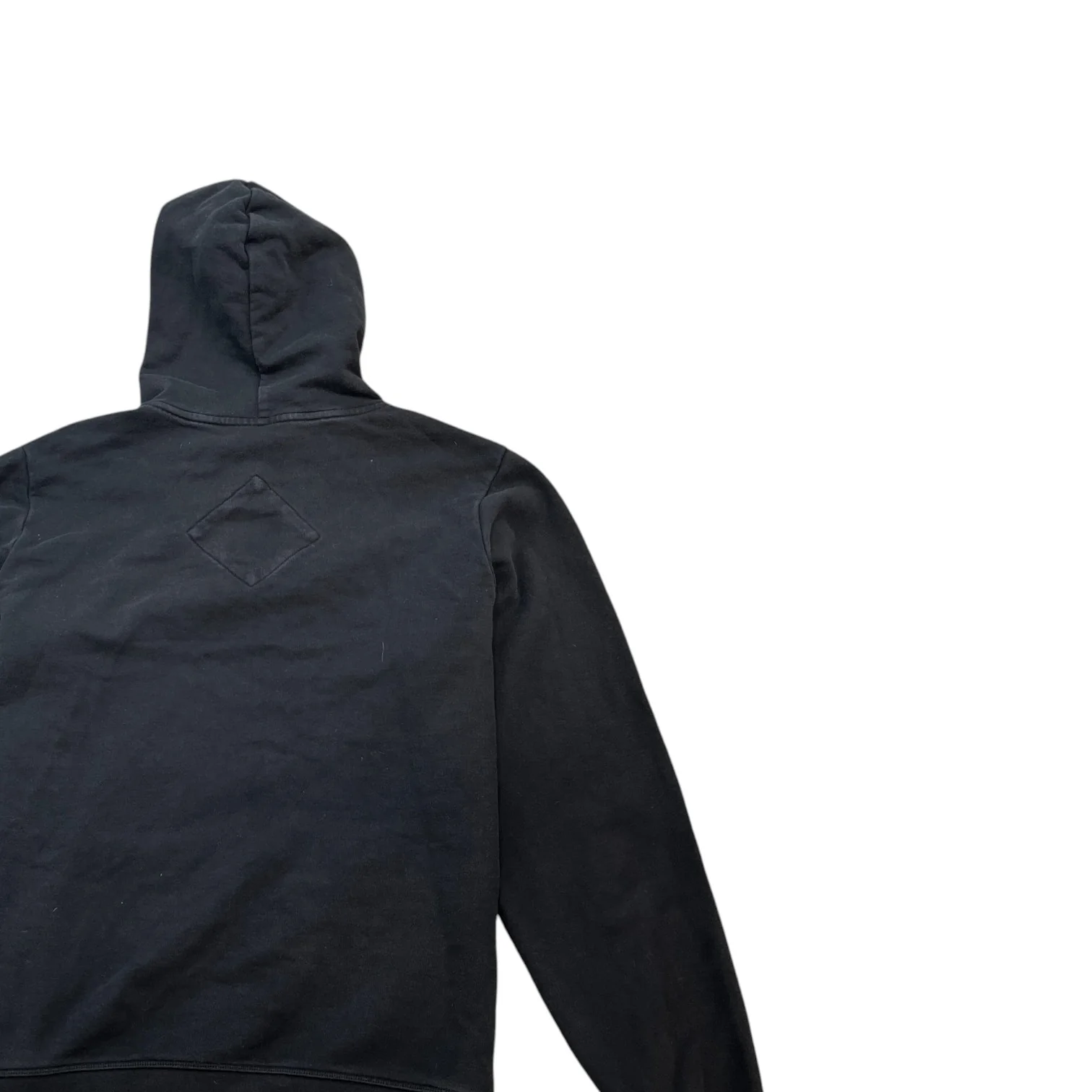 Men's Embroidered Logo Hoodie Black Size L - Image 4