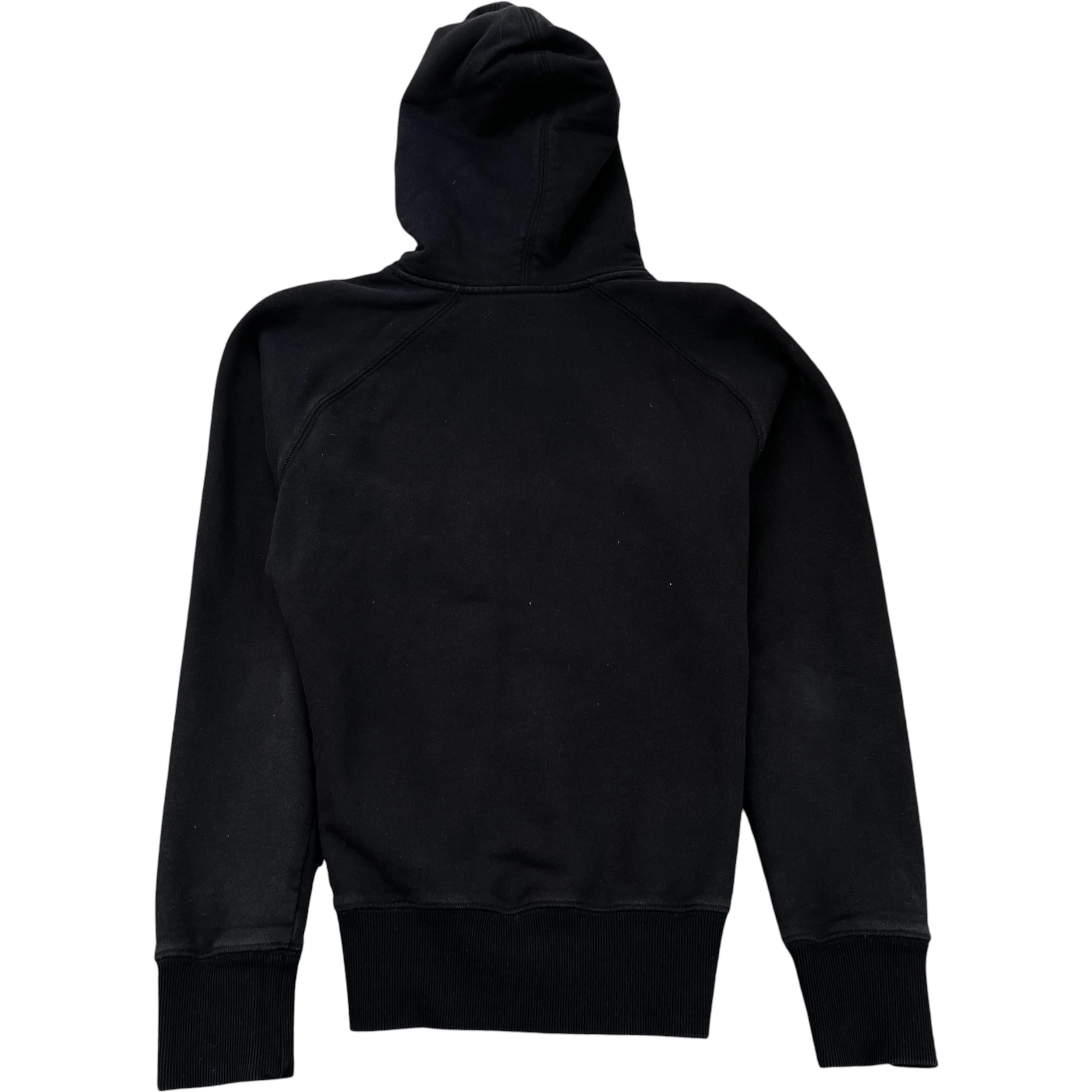 Men's Embroidered Logo Hoodie Black Size S - Image 2