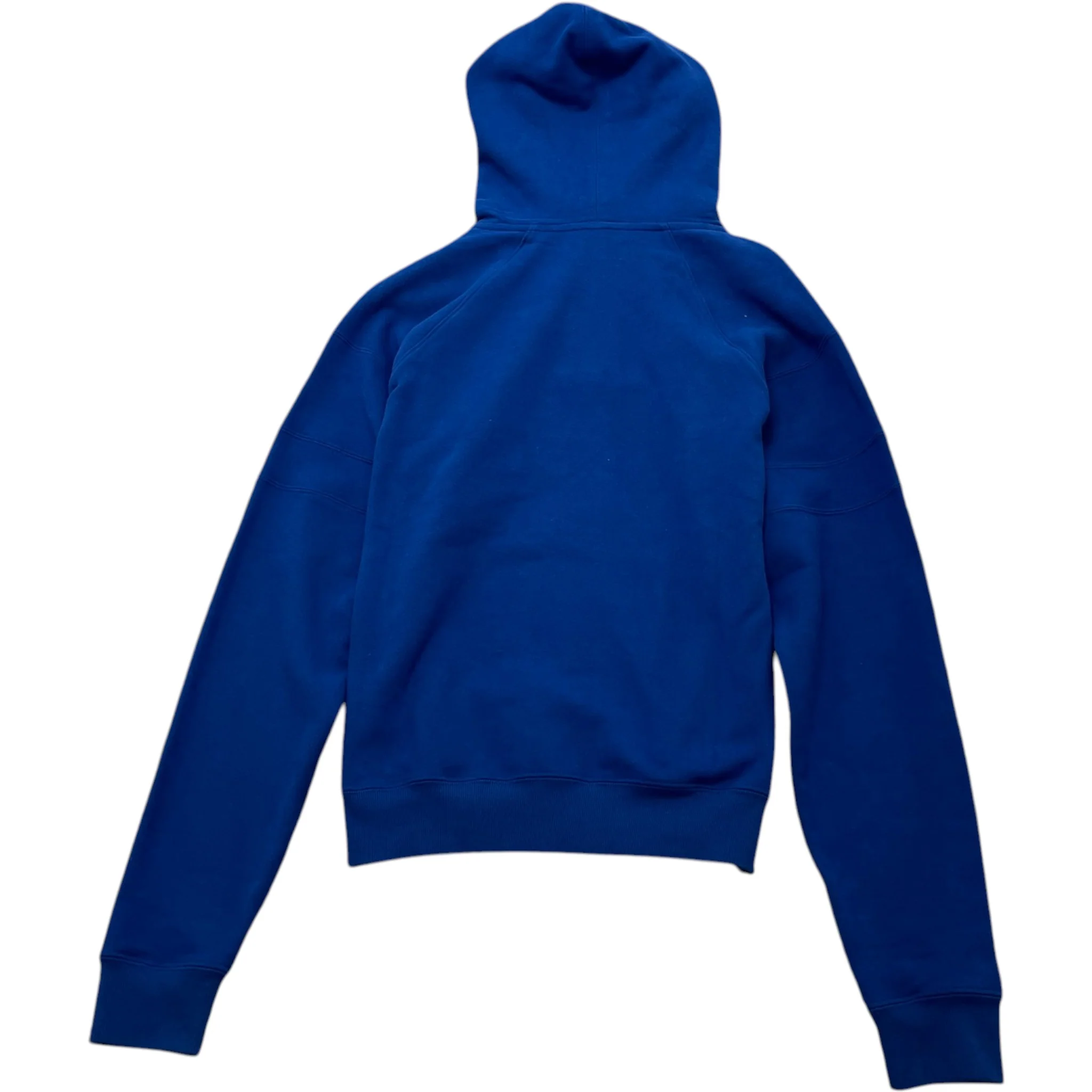 Men's Embroidered Logo Hoodie Blue Size L - Image 2