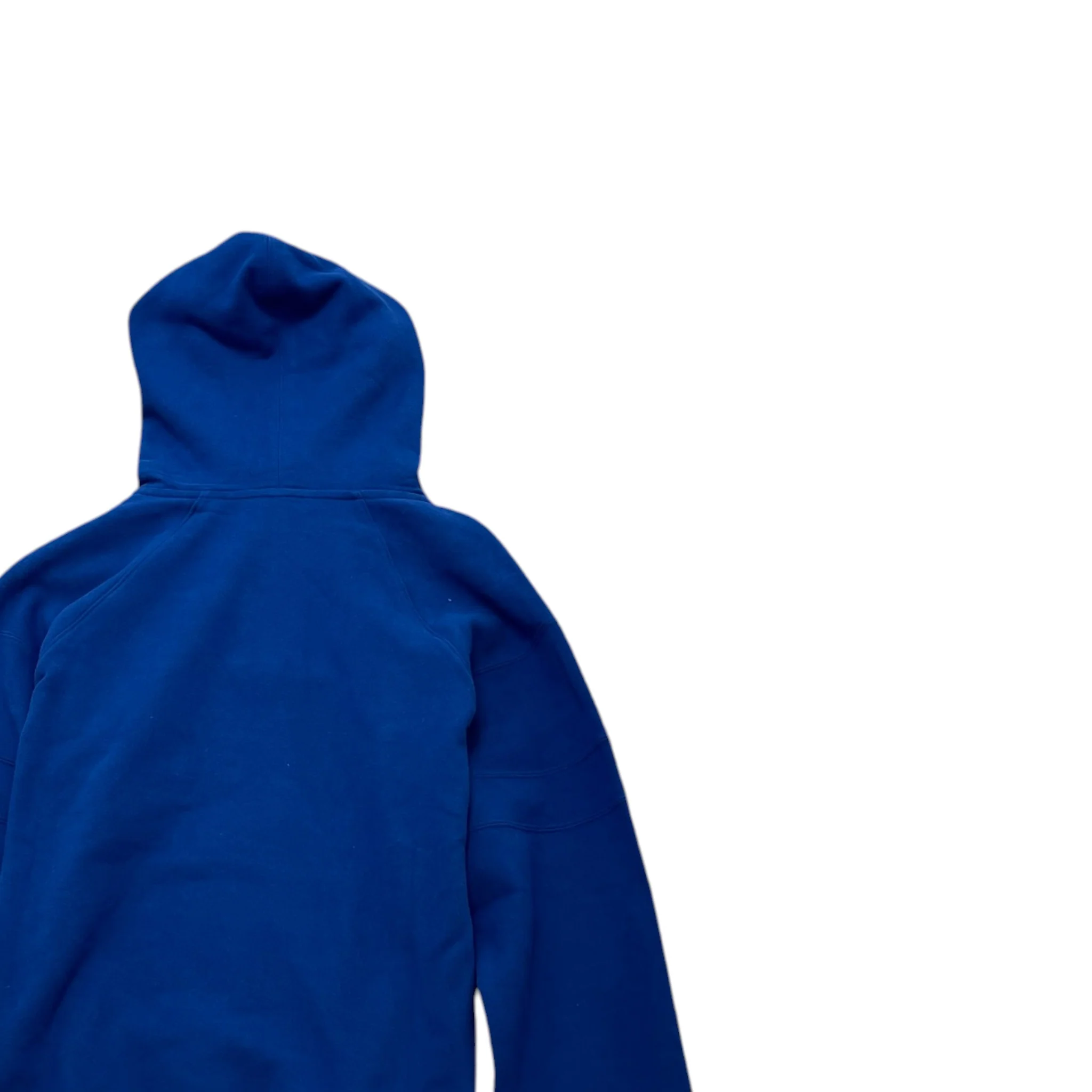 Men's Embroidered Logo Hoodie Blue Size L - Image 4