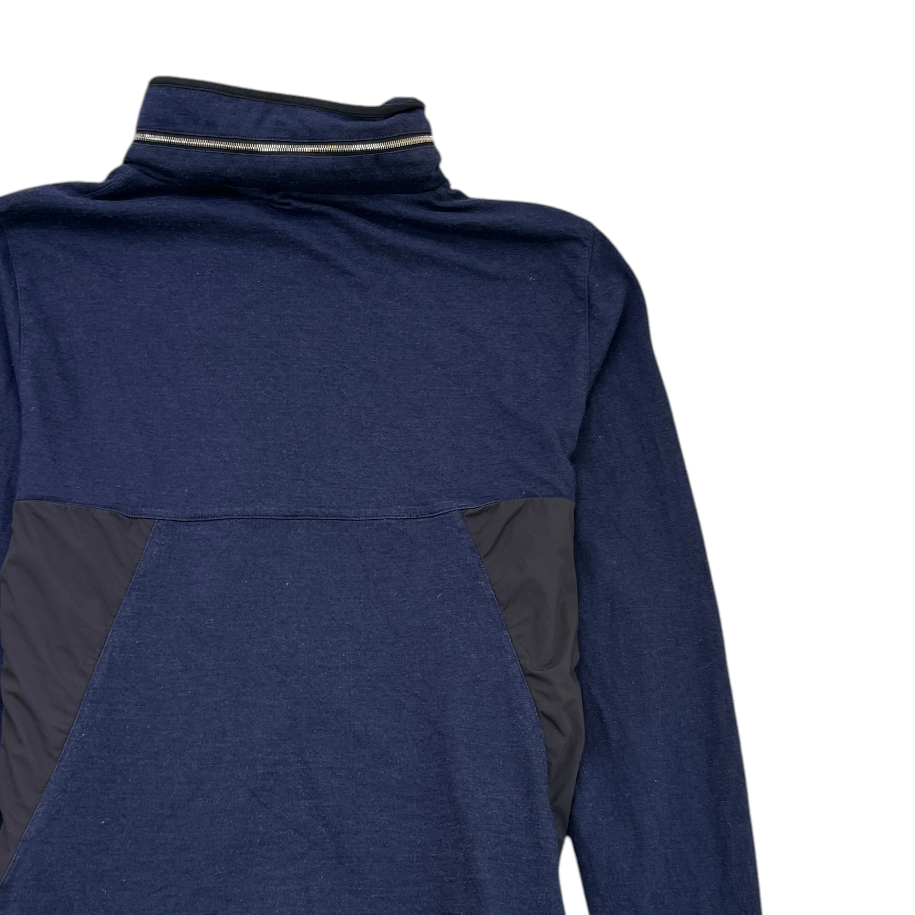Men's Embroidered Logo Jacket Navy Size M - Image 4