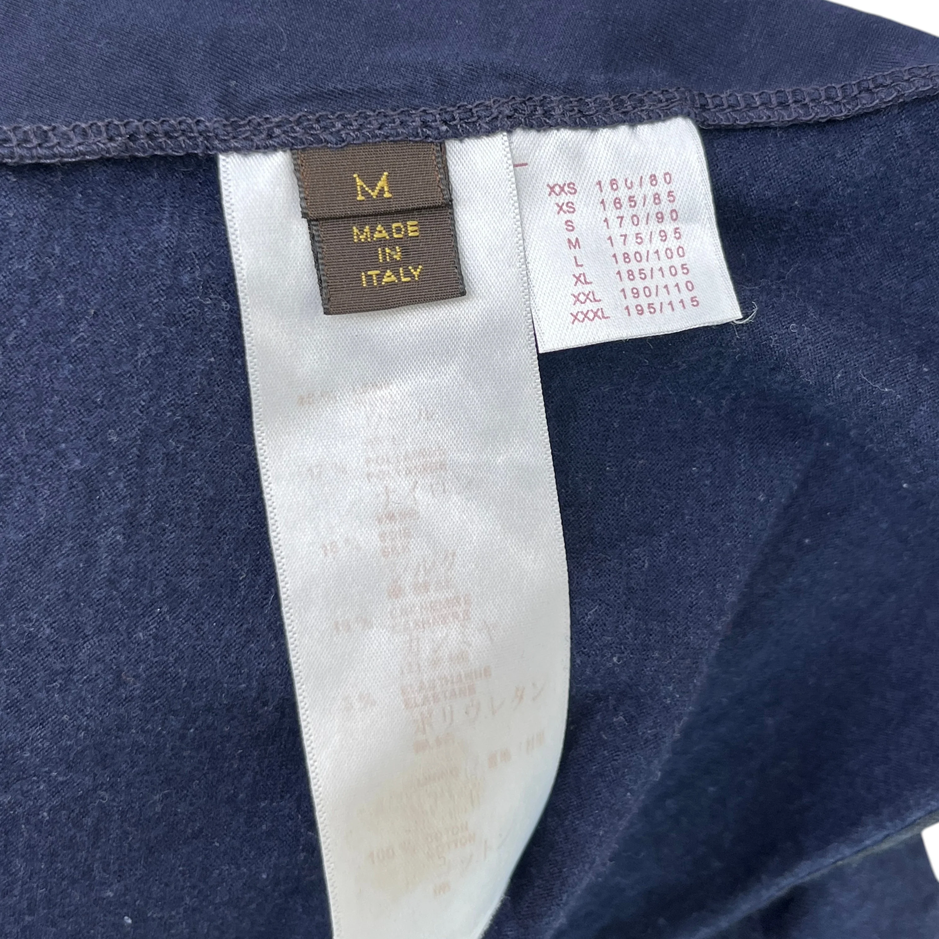 Men's Embroidered Logo Jacket Navy Size M - Image 6