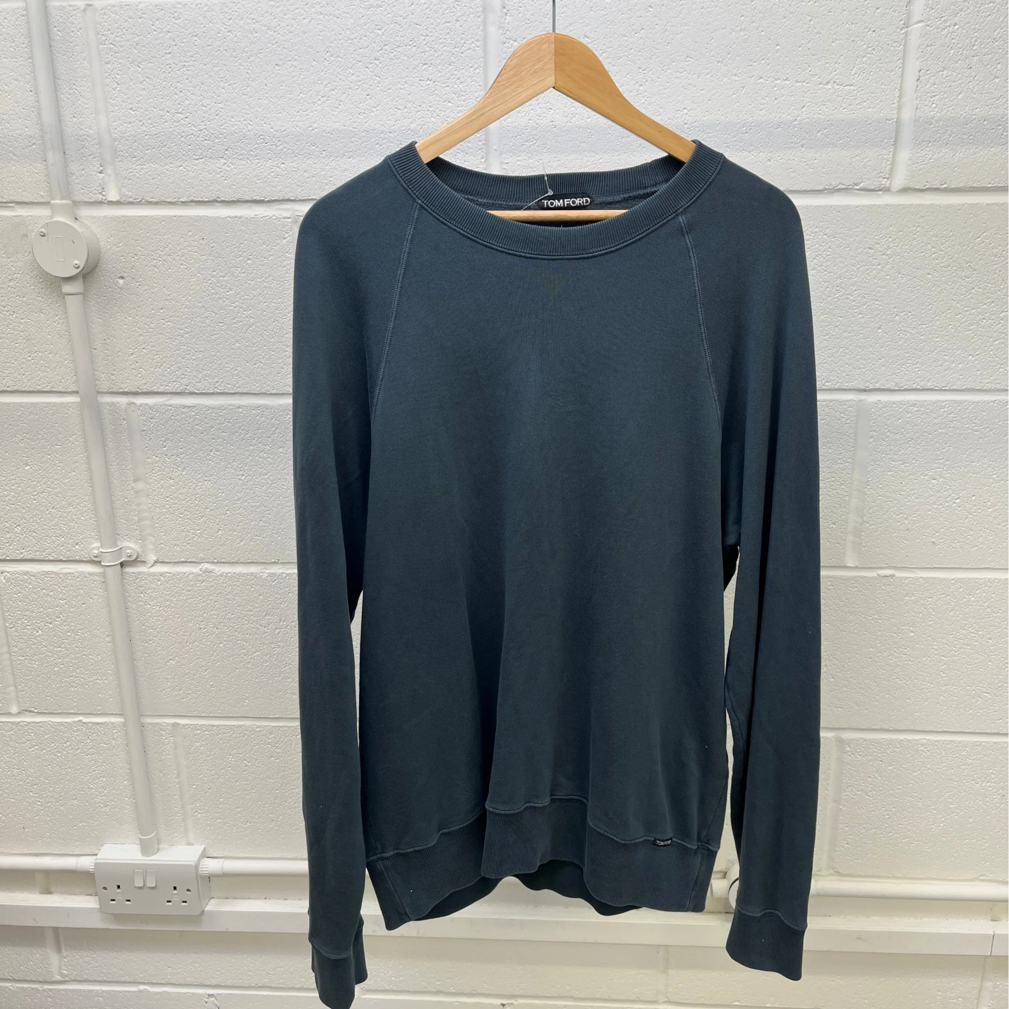 Men's Embroidered Logo Jumper Navy Size IT 52 / UK XL - Image 8