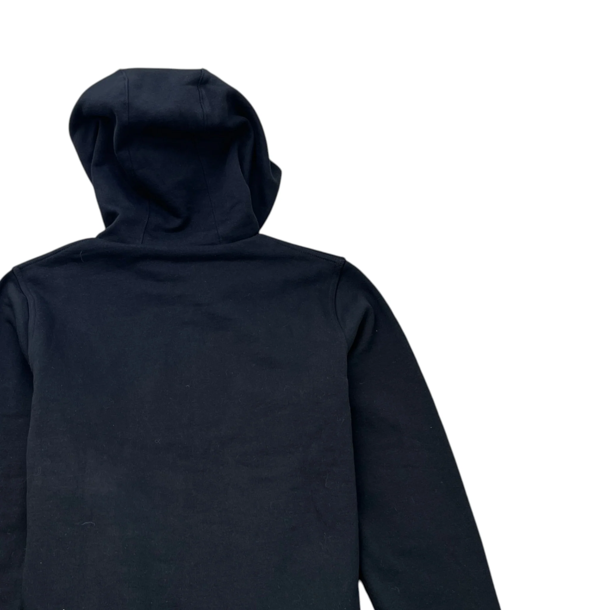 Men's Embroidered Logo Nova Check Hoodie Black Size M - Image 4