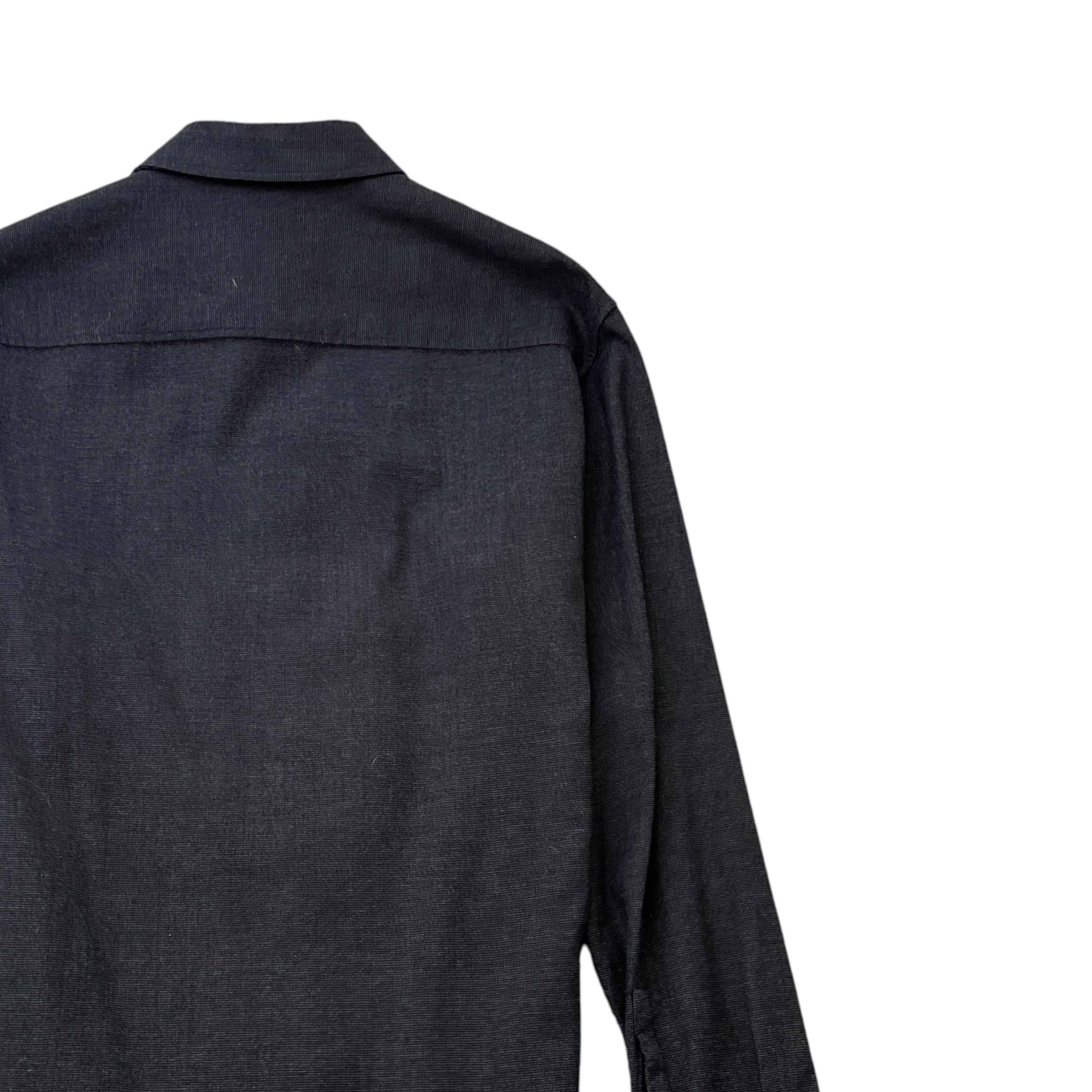Men's Embroidered Logo Pocket Long Sleeve Shirt Navy Size IT 46 / UK S - Image 4