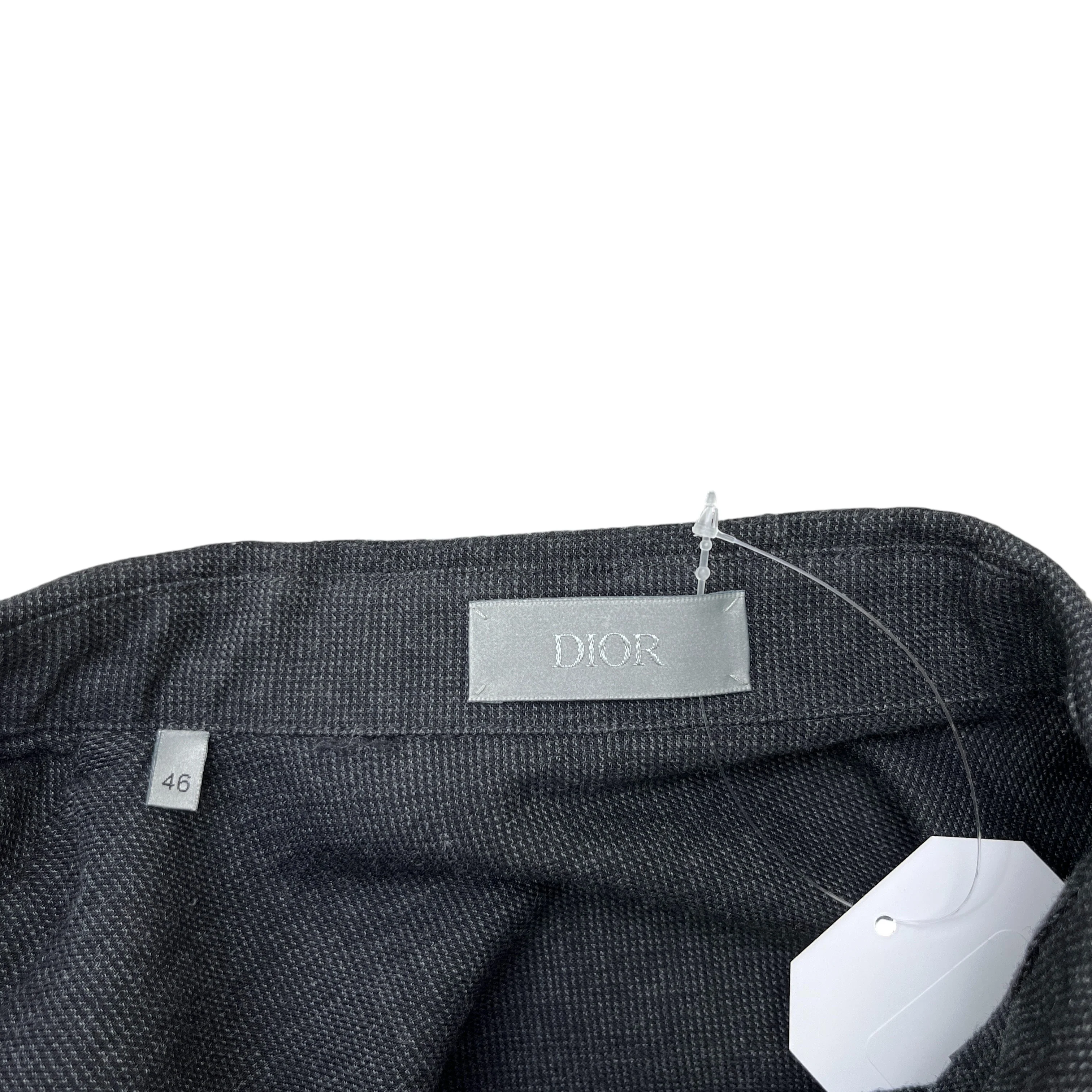 Men's Embroidered Logo Pocket Long Sleeve Shirt Navy Size IT 46 / UK S - Image 7