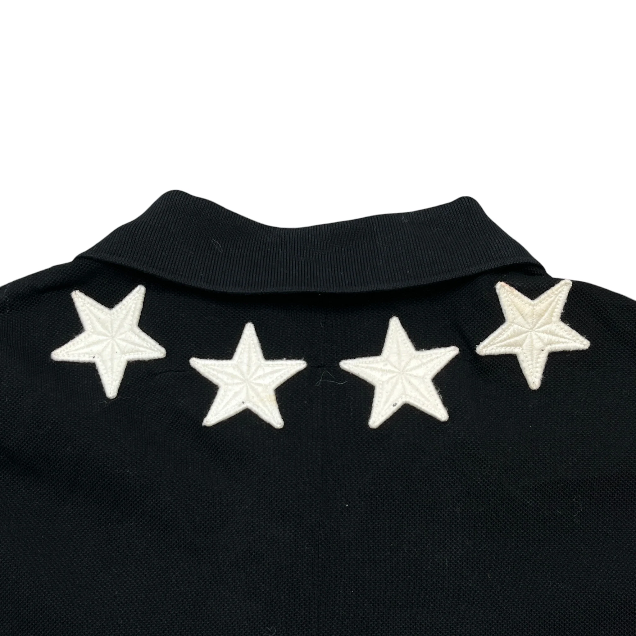 Men's Embroidered Logo Polo Shirt Black Size XXL - Image 7