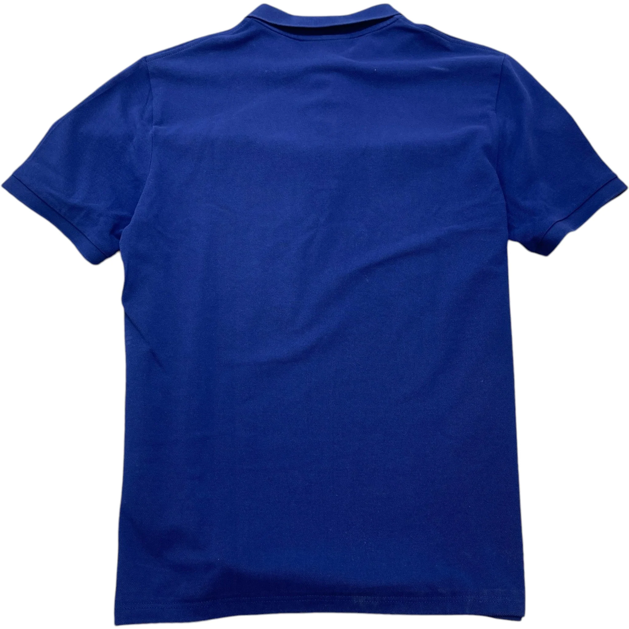 Men's Embroidered Logo Polo Shirt Blue Size L - Image 2