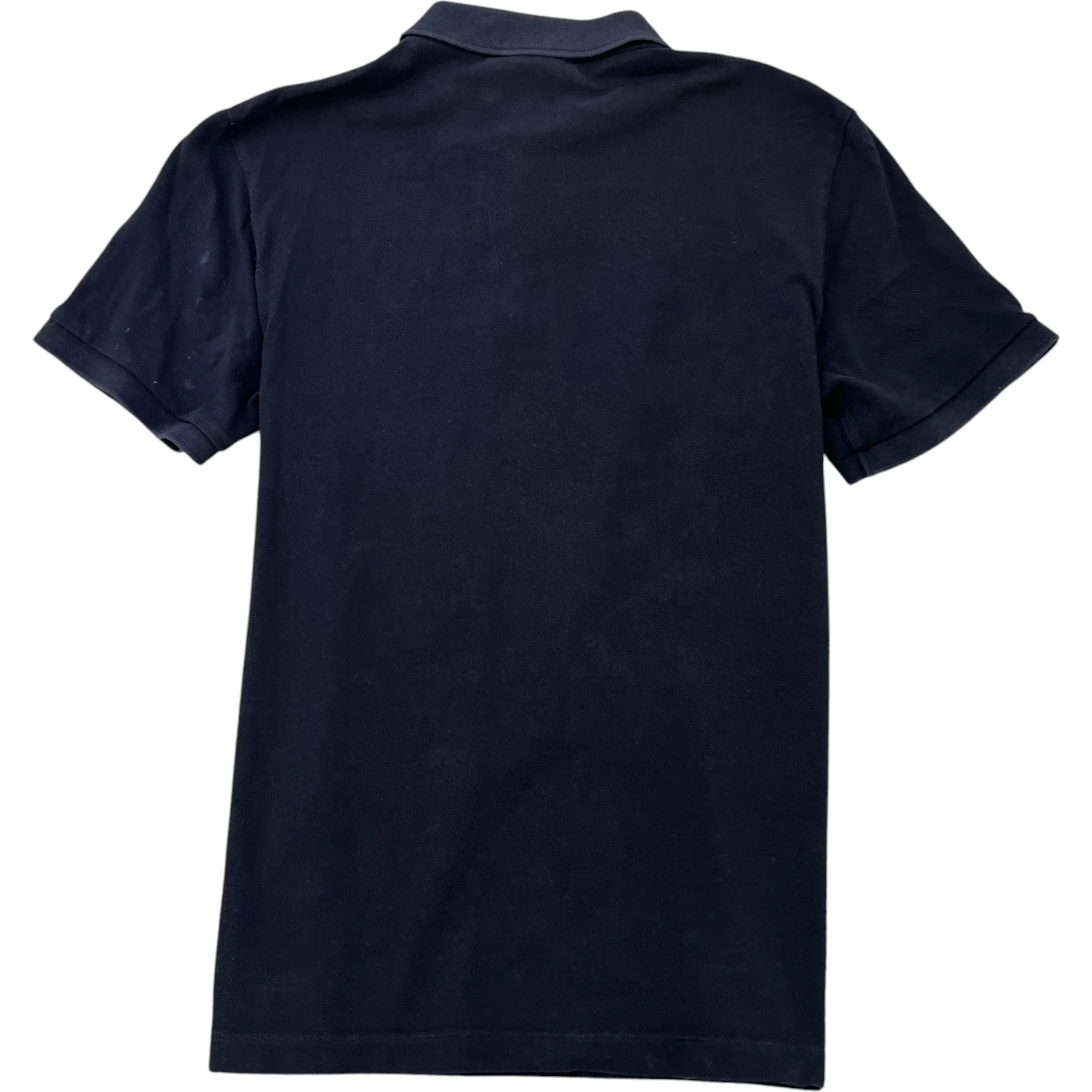 Men's Embroidered Logo Polo Shirt Navy Size L - Image 2