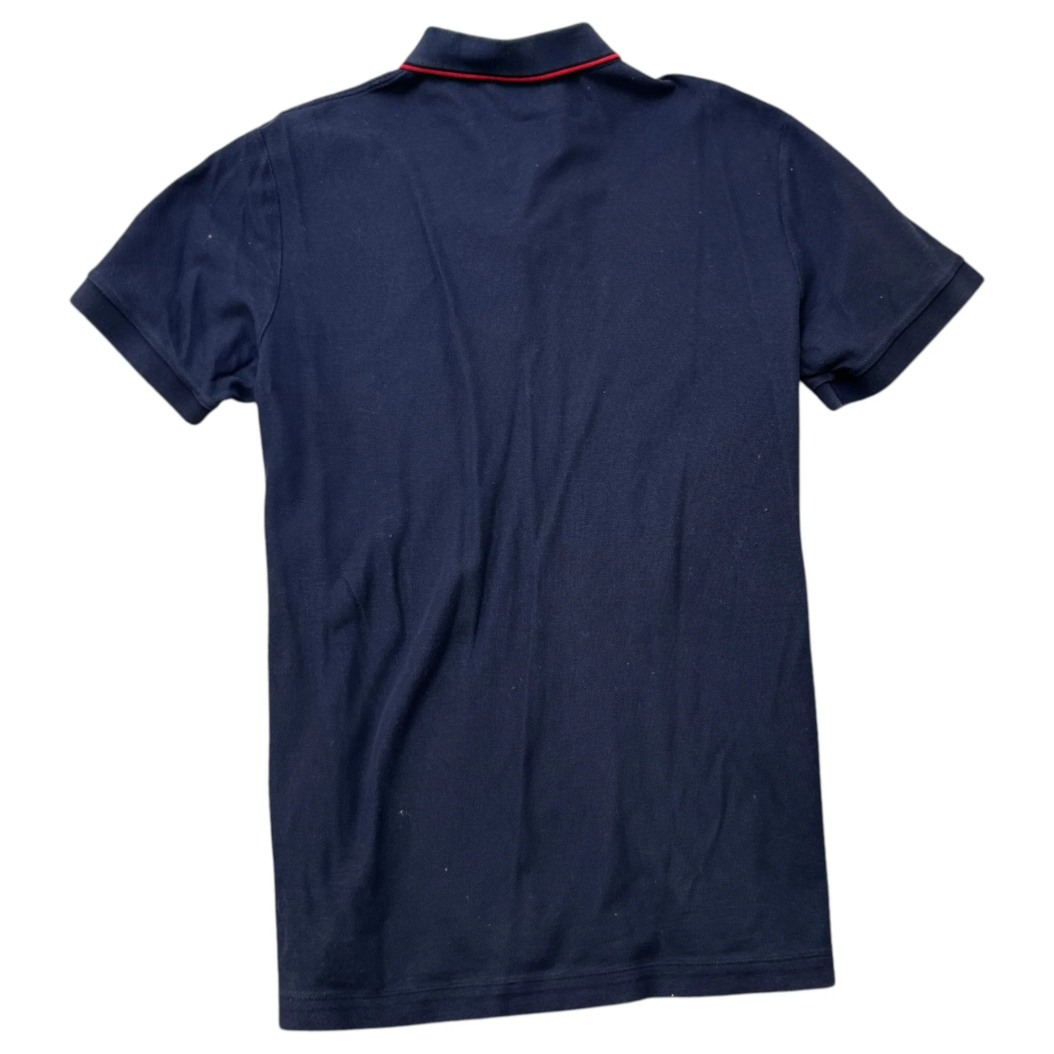 Men's Embroidered Logo Polo Shirt Navy Size XL - Image 2