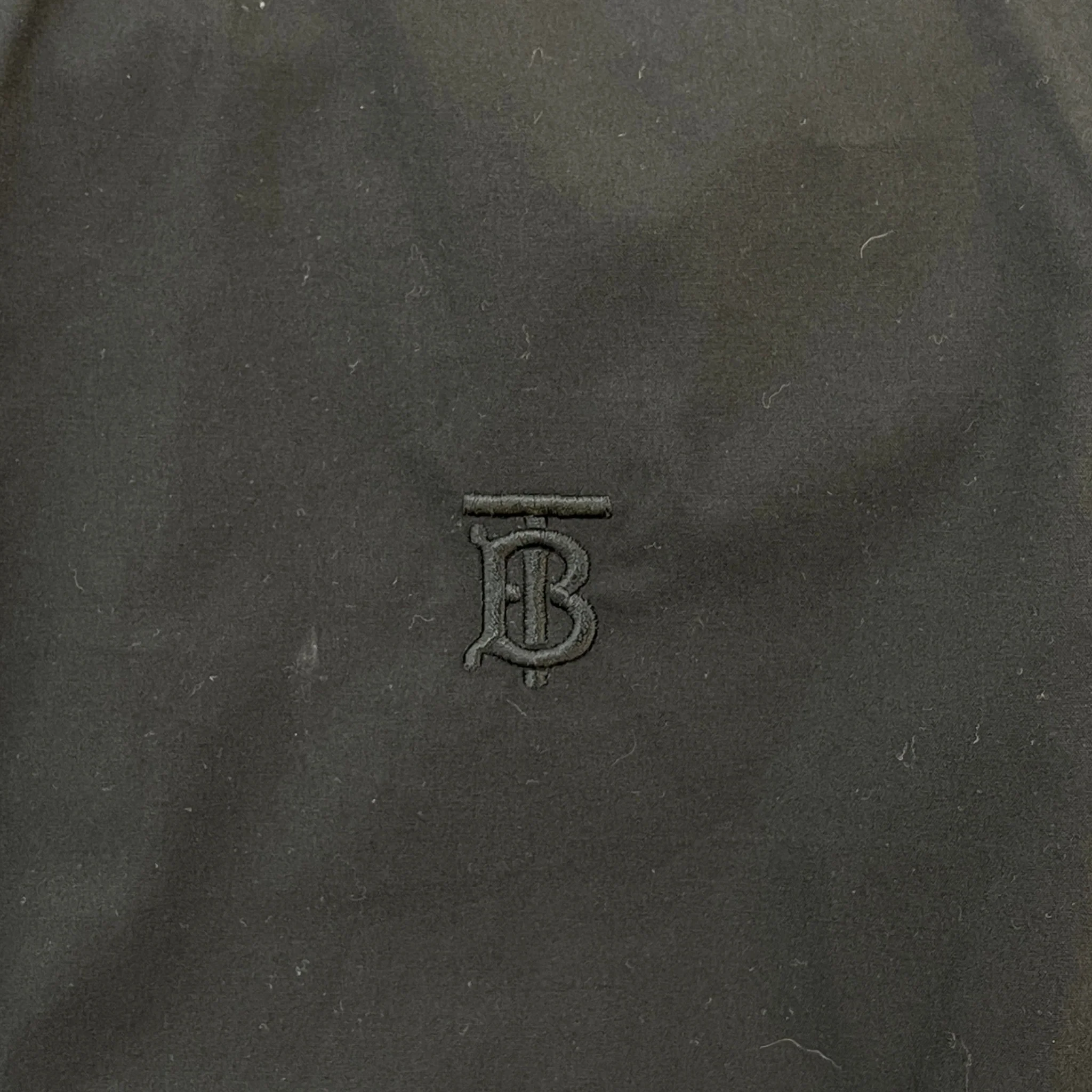 Men's Embroidered Logo Short Sleeve Shirt Black Size S - Image 6