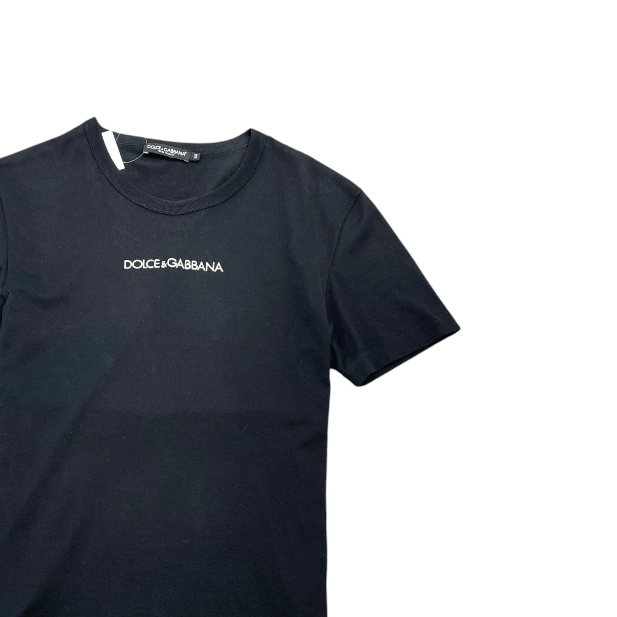 Men's Embroidered Logo T-Shirt Black Size IT 44 / UK XS - Image 3