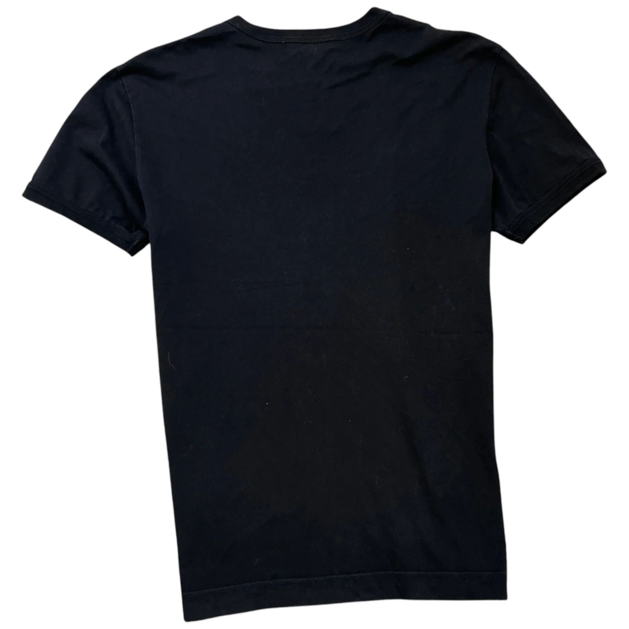 Men's Embroidered Logo T-Shirt Black Size IT 46 / UK S - Image 2