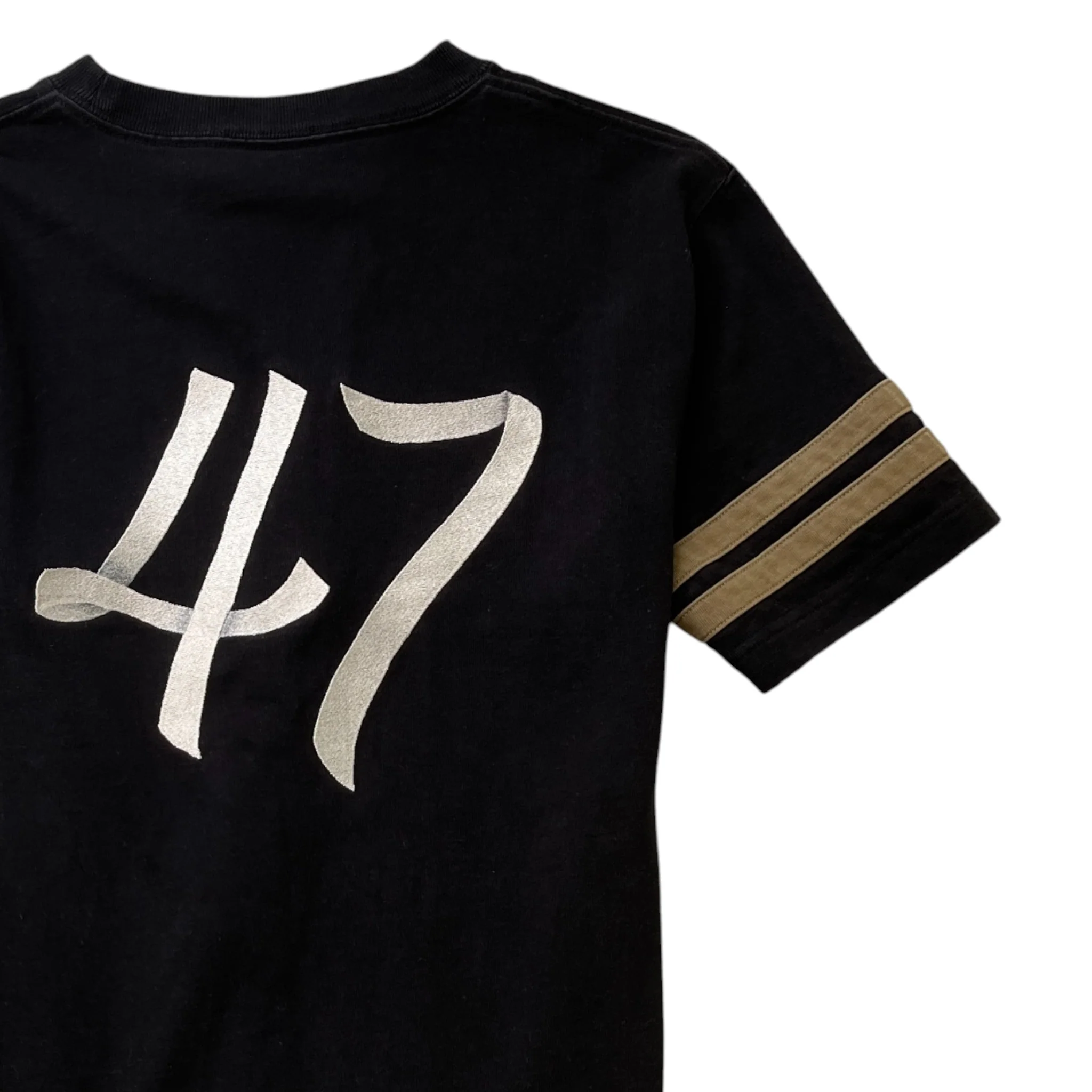 Men's Embroidered Logo T-Shirt Black Size XS - Image 4