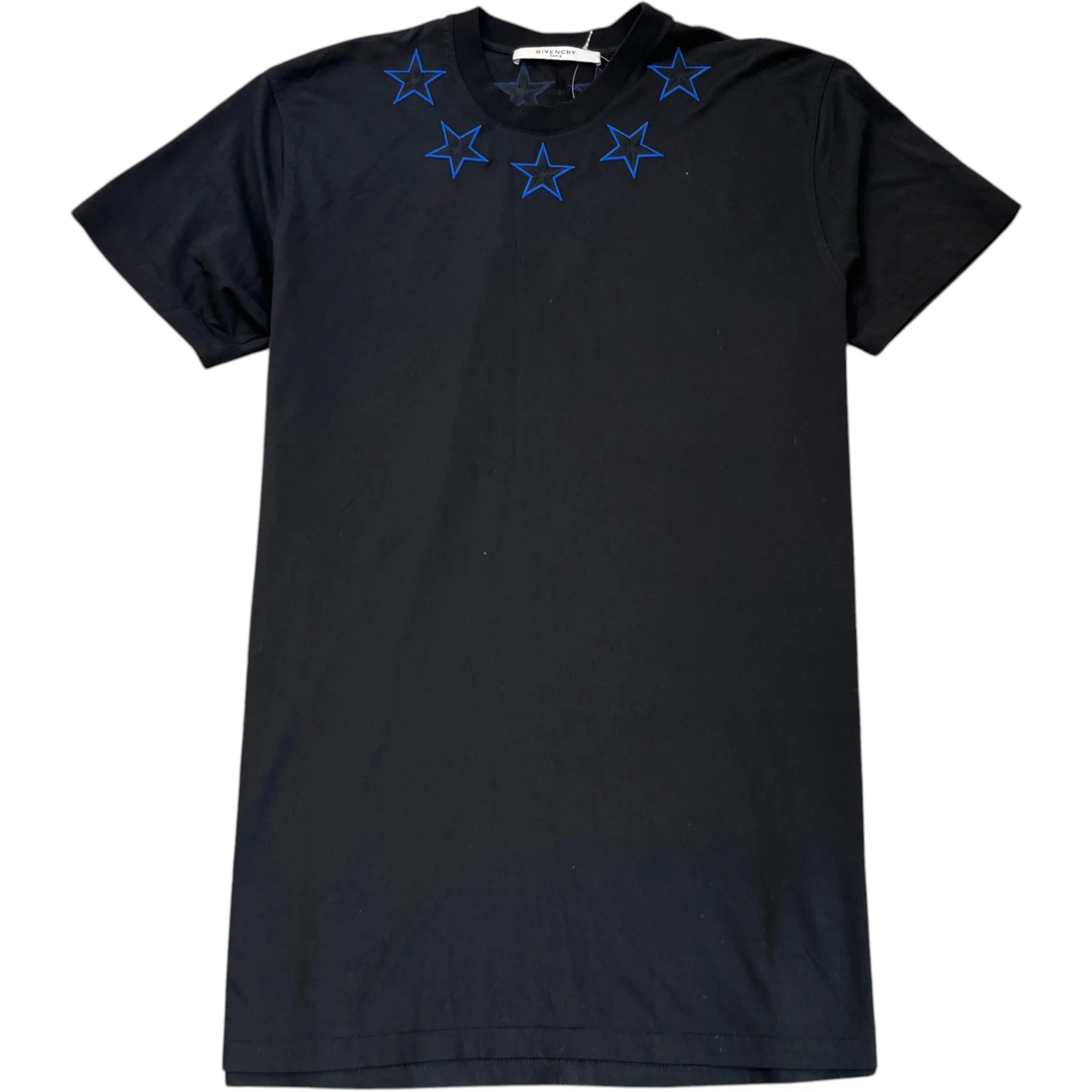 Men's Embroidered Logo T-Shirt Black Size XS
