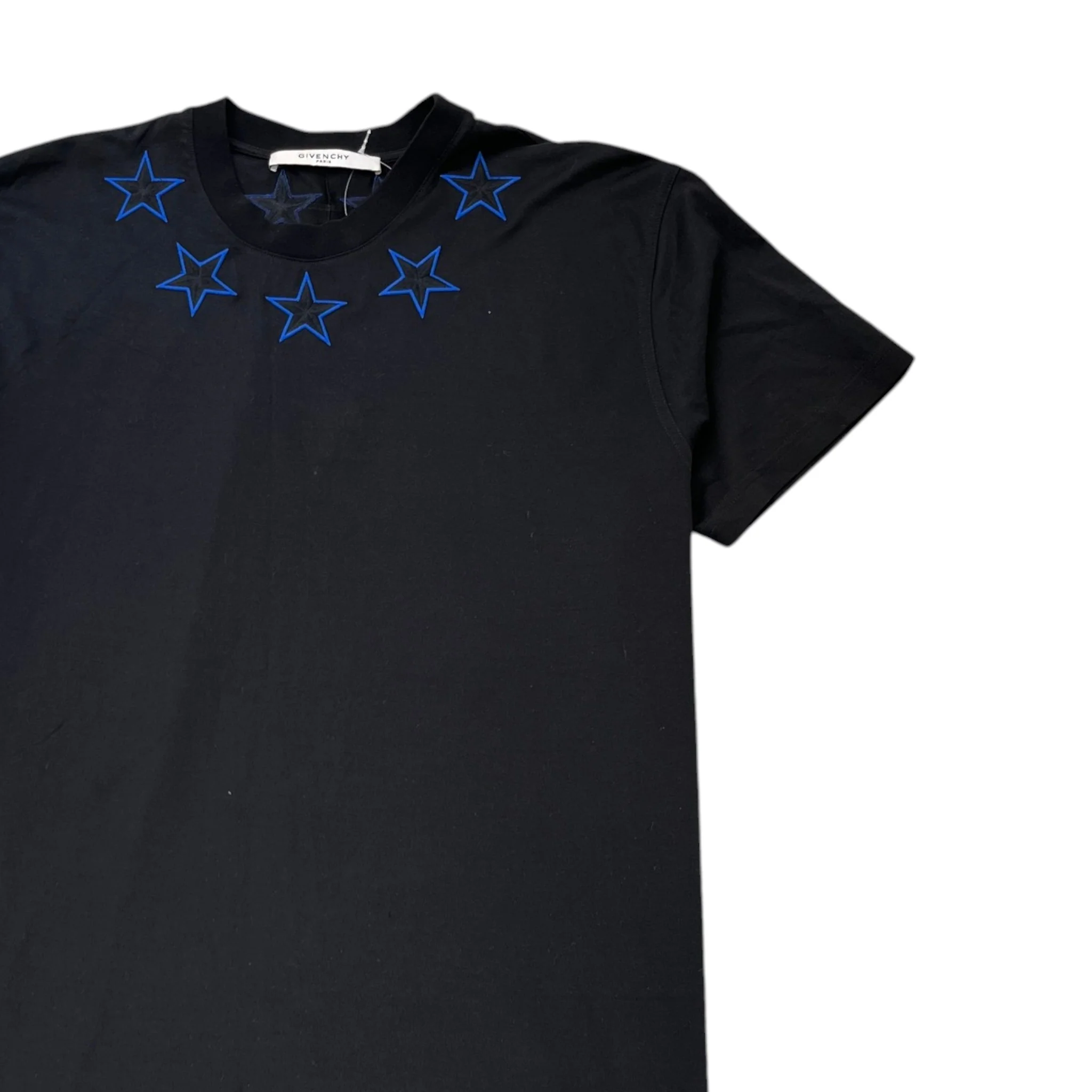 Men's Embroidered Logo T-Shirt Black Size XS - Image 3
