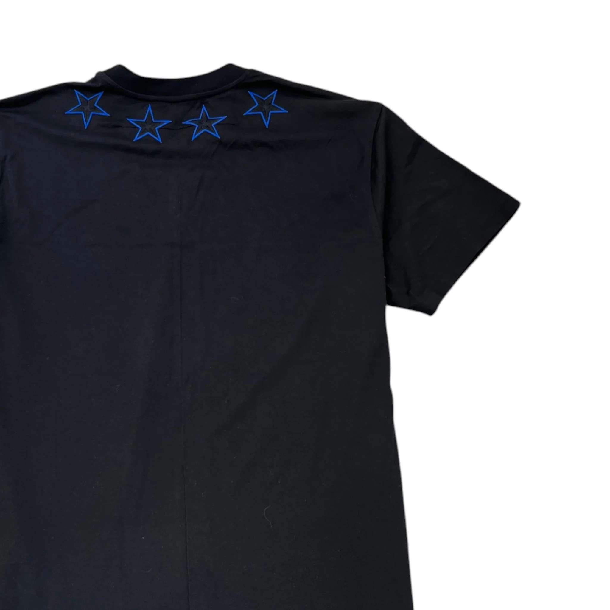 Men's Embroidered Logo T-Shirt Black Size XS - Image 4