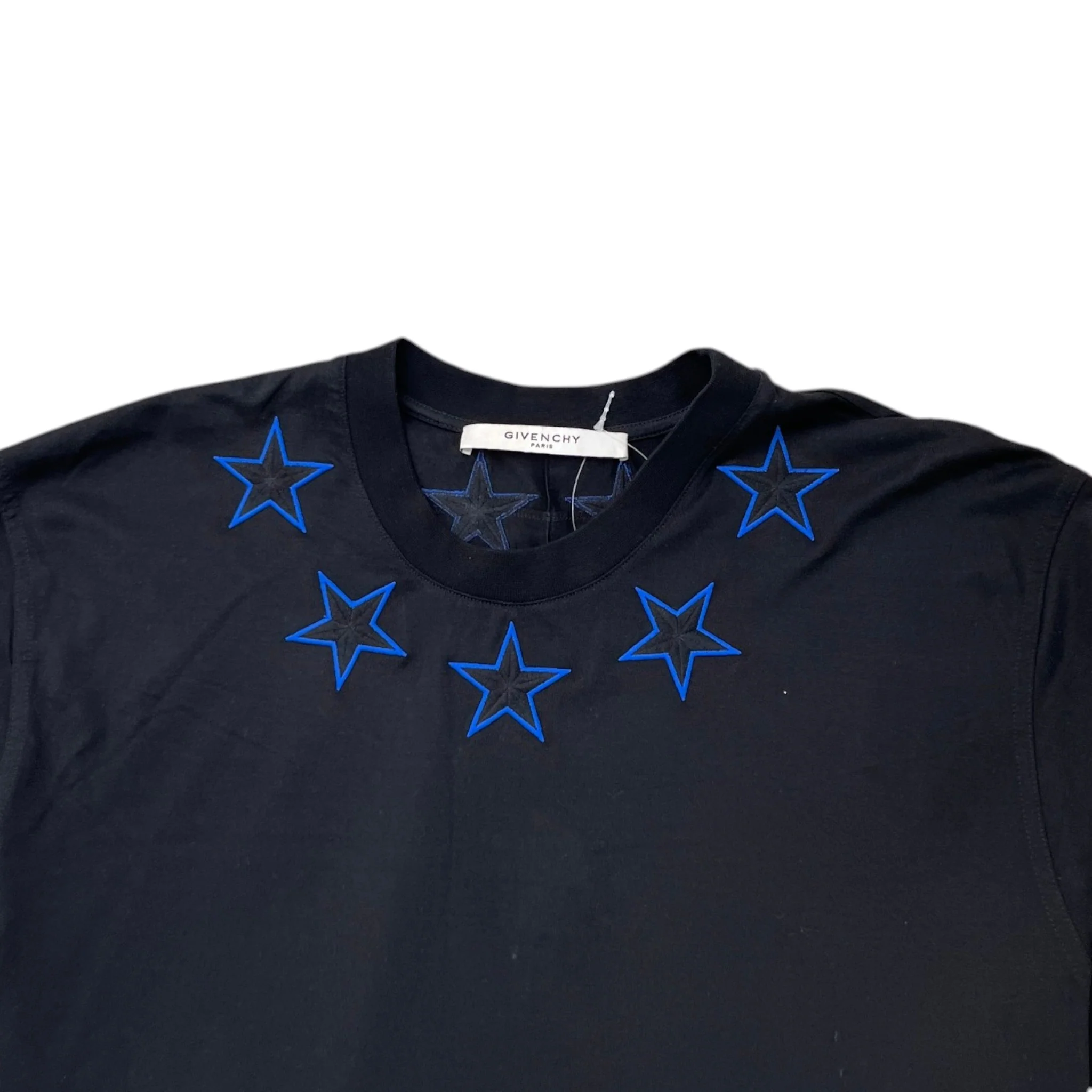 Men's Embroidered Logo T-Shirt Black Size XS - Image 5