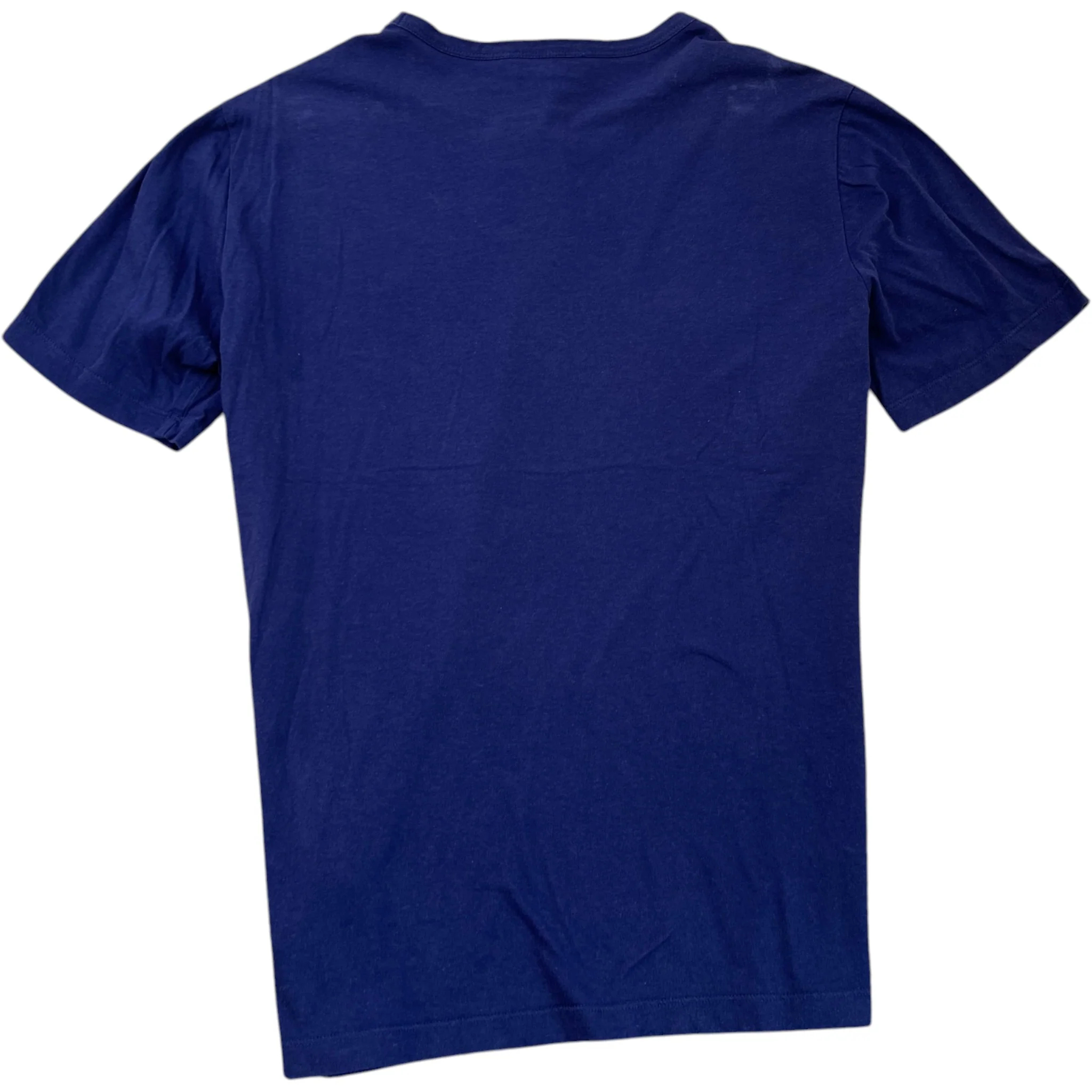 Men's Embroidered Logo T-Shirt Navy Size L - Image 2