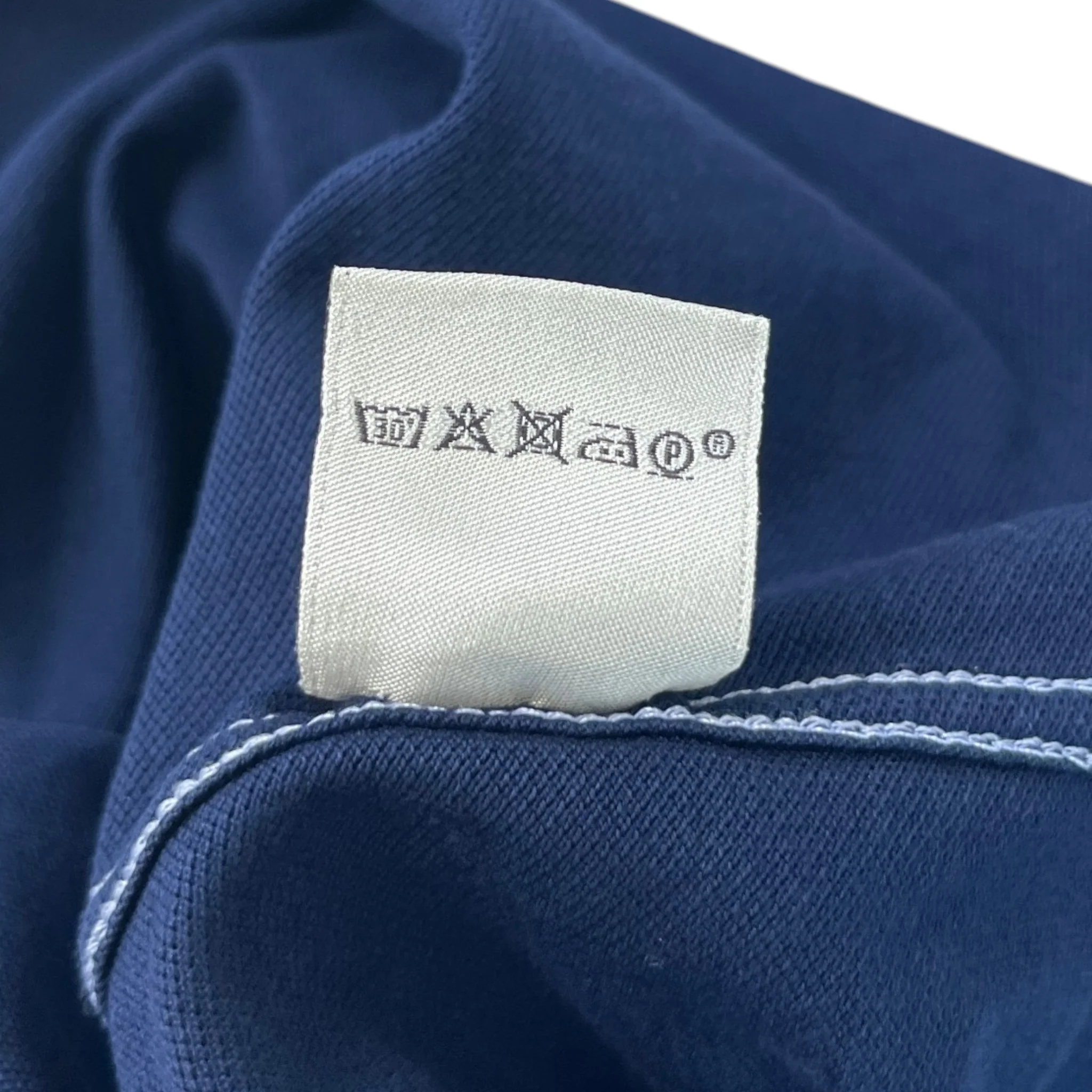 Men's Embroidered Logo T-Shirt Navy Size L - Image 6