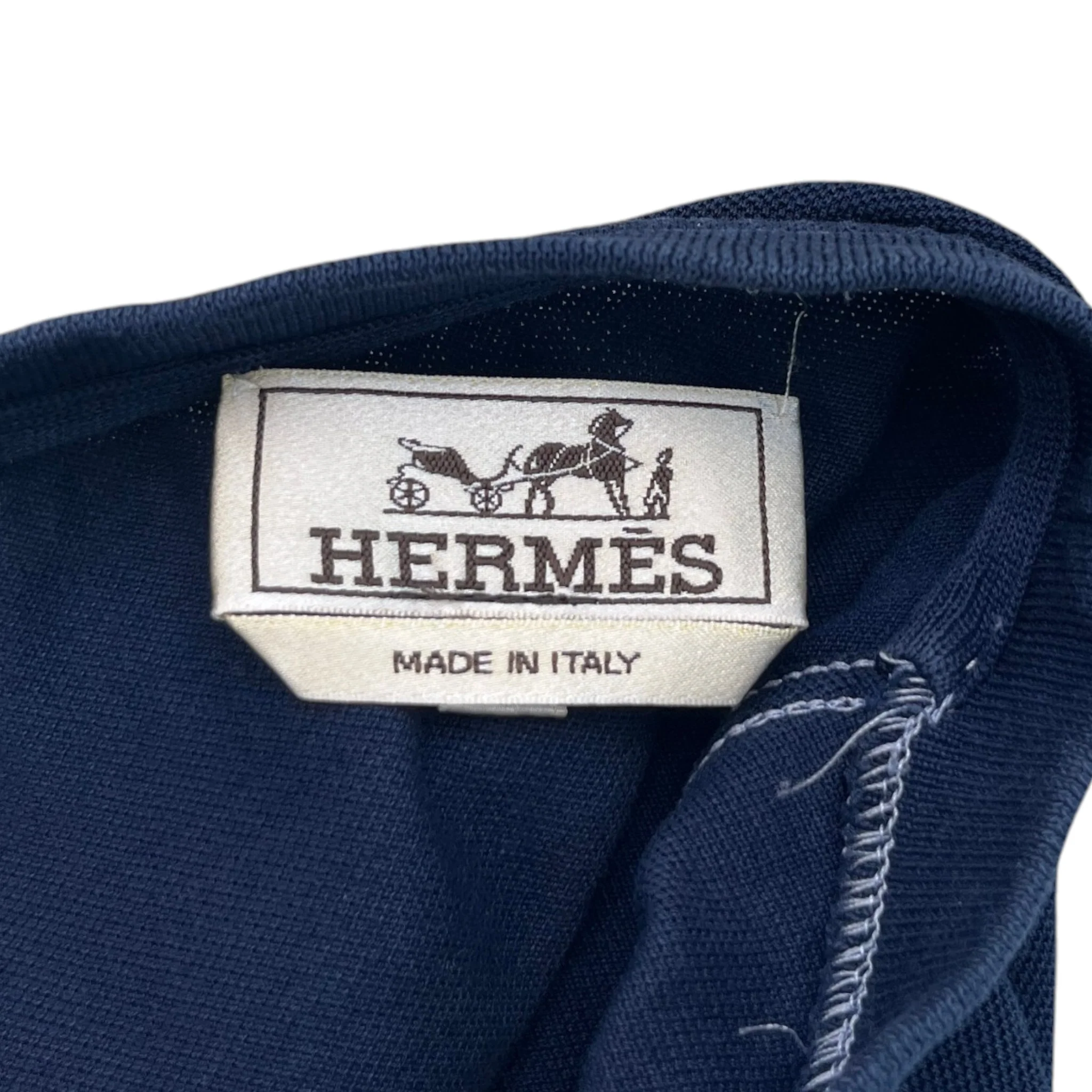 Men's Embroidered Logo T-Shirt Navy Size L - Image 8