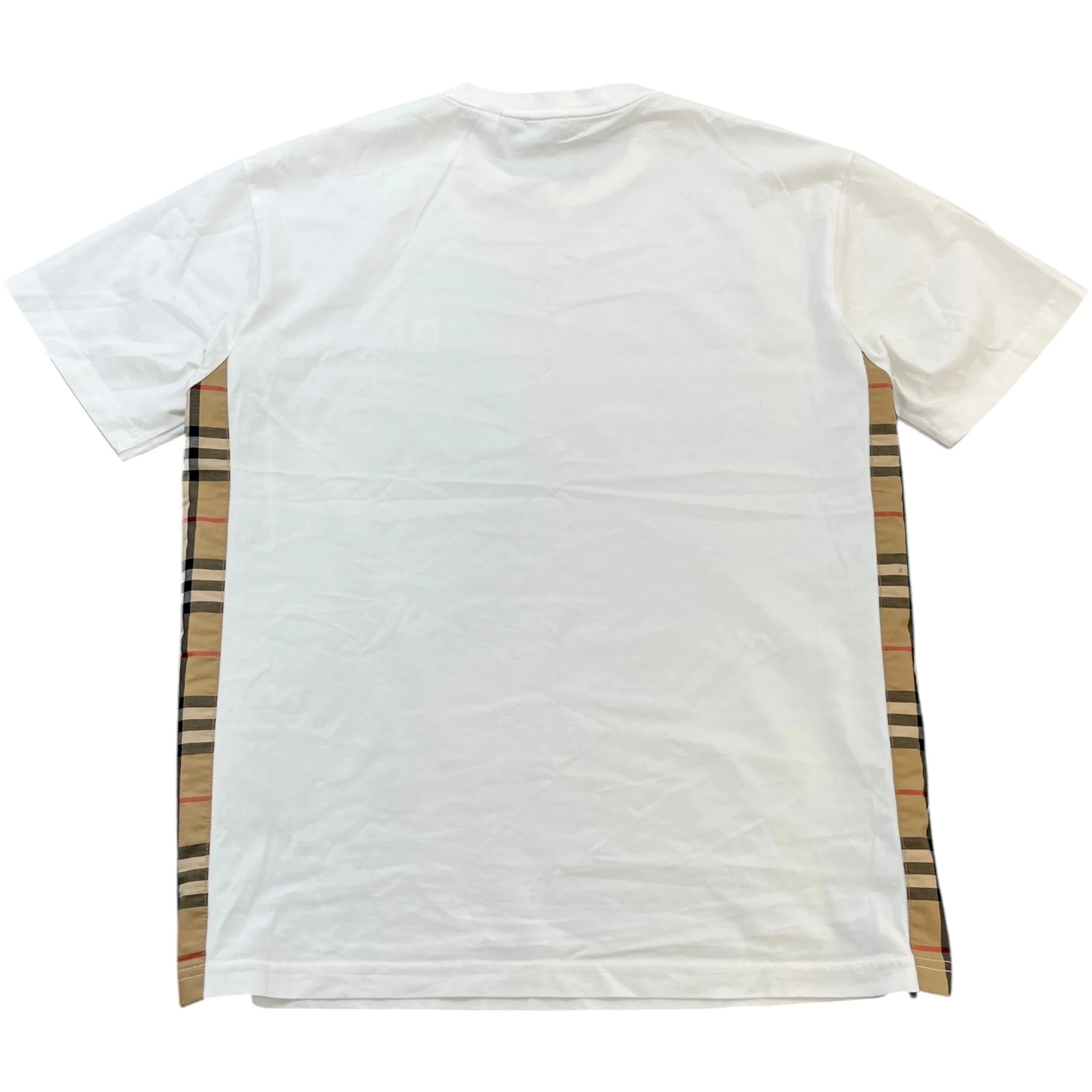 Men's Embroidered Logo T-Shirt White Size S - Image 2