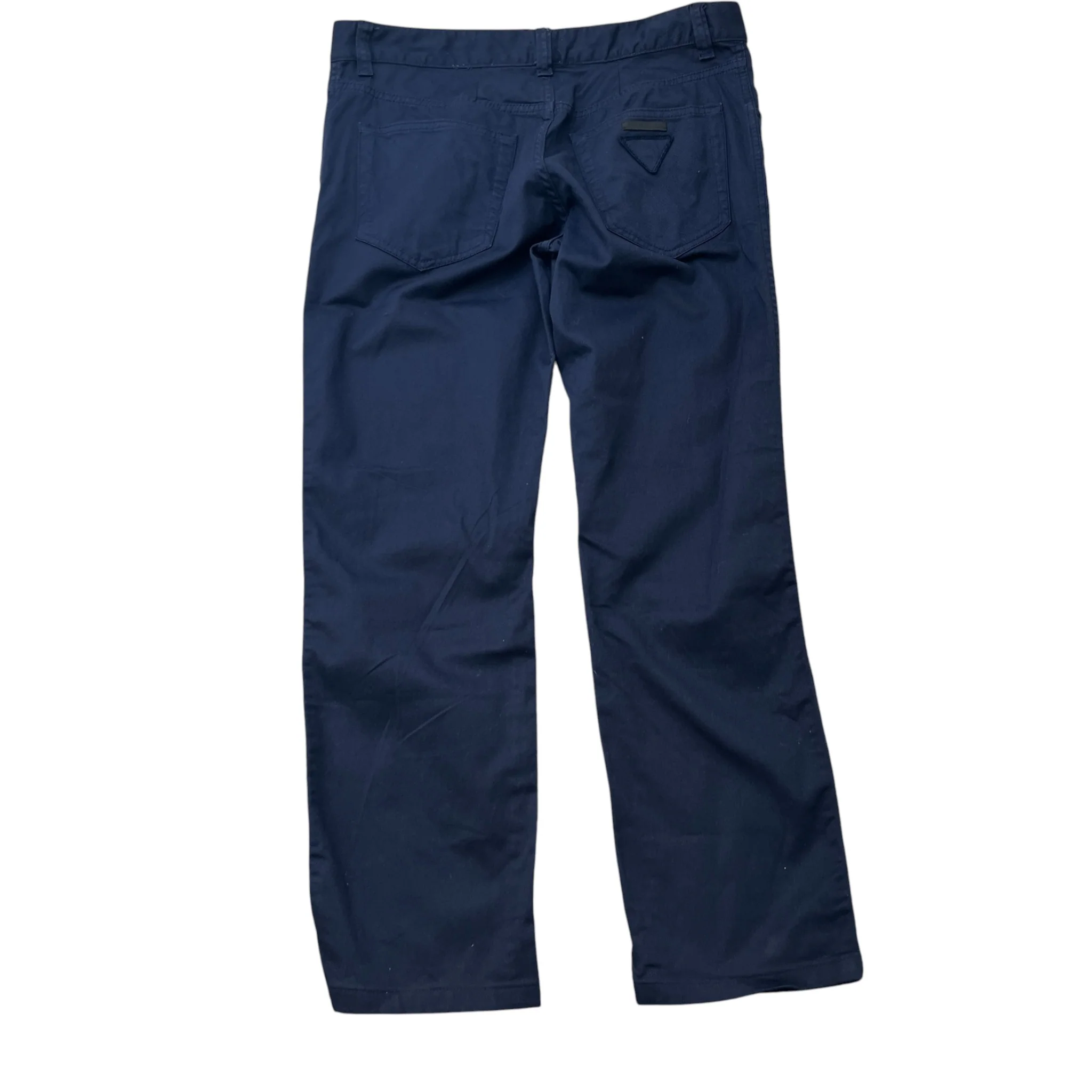 Men's Embroidered Logo Trousers Navy Size Waist 33" - Image 2